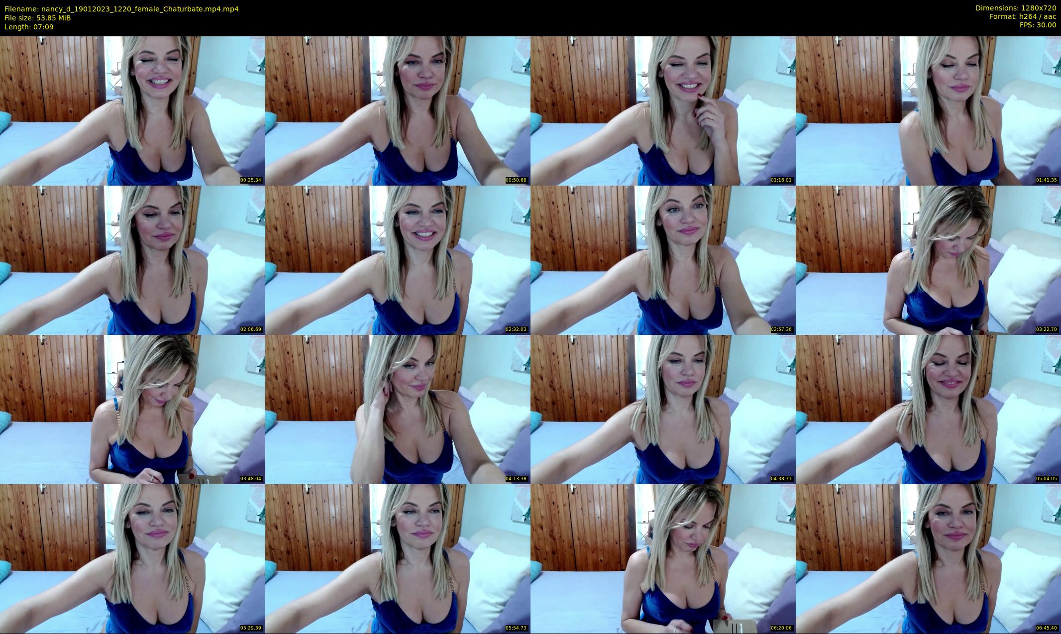 nancy_d — 8 minute Chaturbate female cam show recording, 720p, Jan 19, 2023