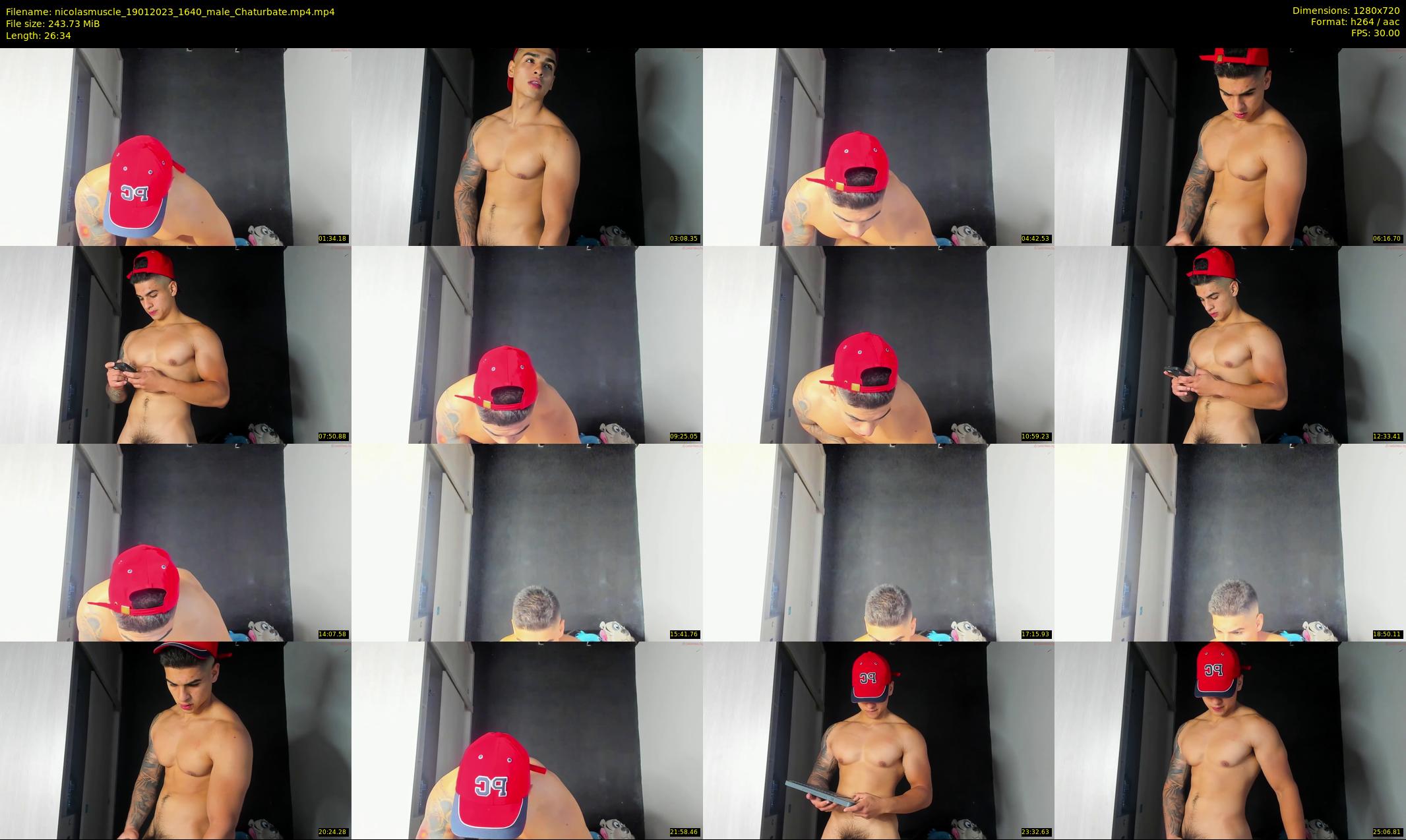 nicolasmuscle — 27 minute Chaturbate male cam show recording, 720p, Jan 19, 2023