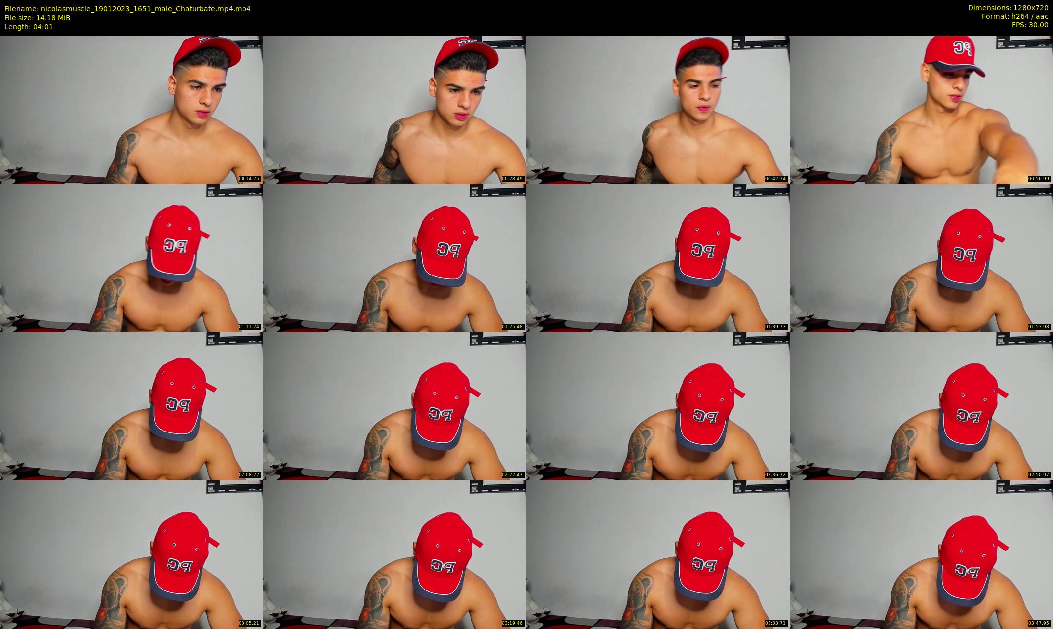 nicolasmuscle — 5 minute Chaturbate male cam show recording, 720p, Jan 19, 2023