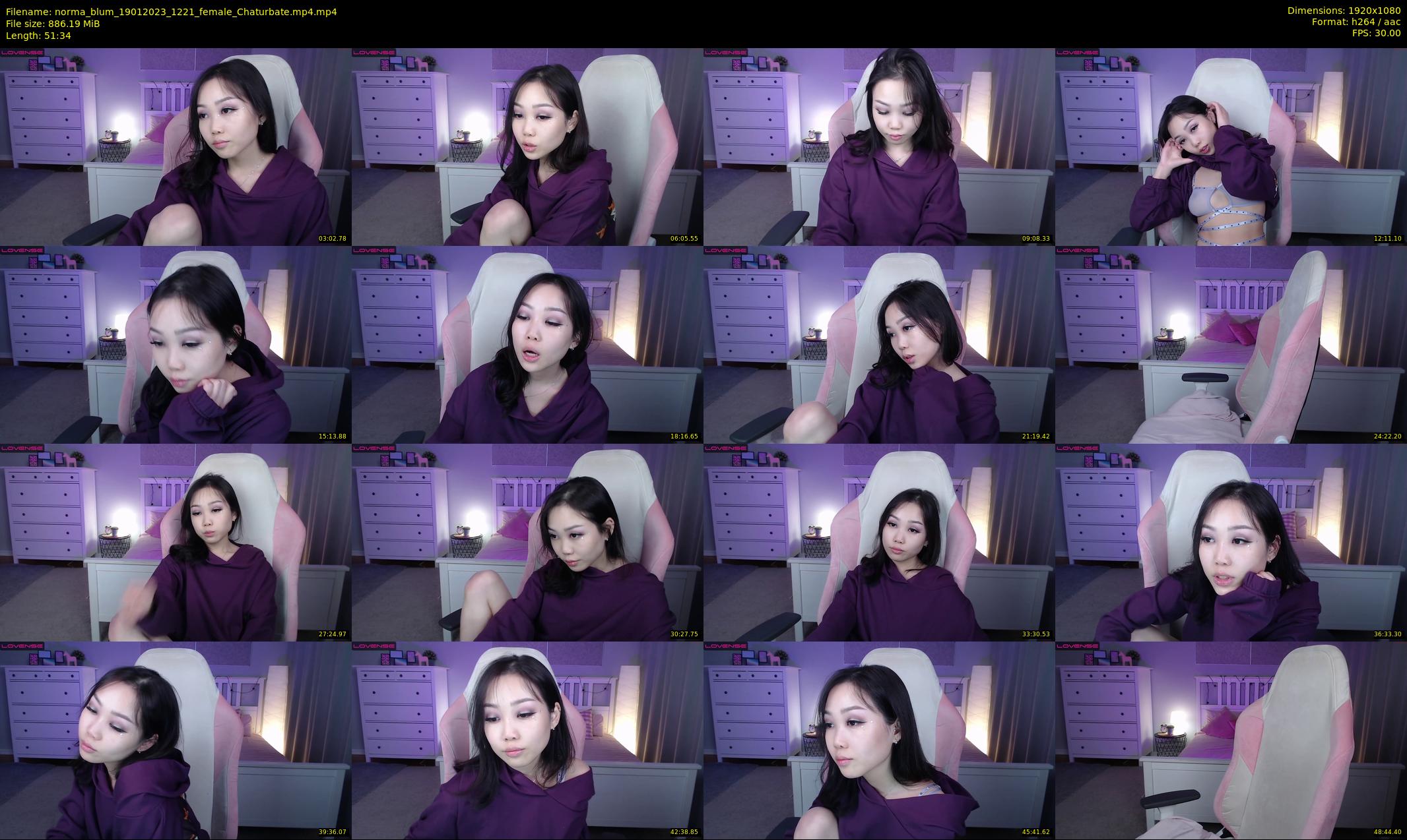 norma_blum — 52 minute Chaturbate female cam show recording, 1080p, Jan 19, 2023