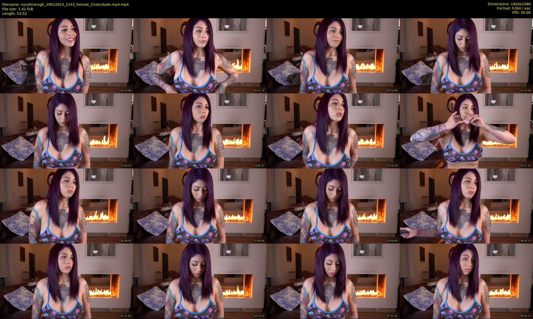 nuryforerogh — 54 minute Chaturbate female cam show recording, 1080p, Jan 19, 2023