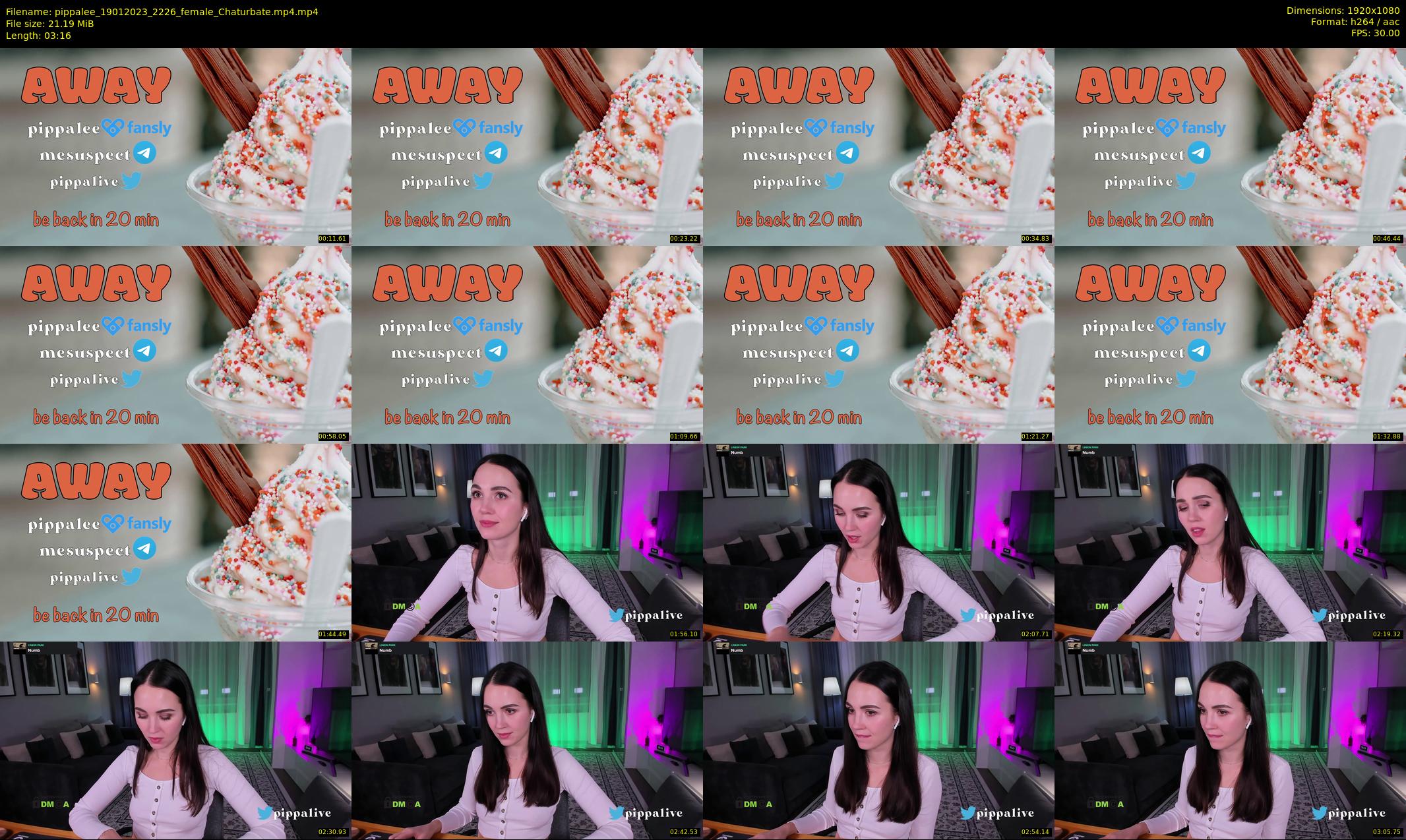 pippalee — 4 minute Chaturbate female cam show recording, 1080p, Jan 19, 2023