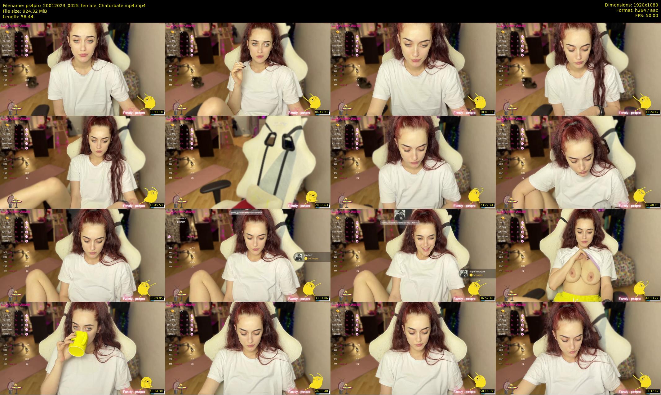 ps4pro — 57 minute Chaturbate female cam show recording, 1080p, Jan 20, 2023