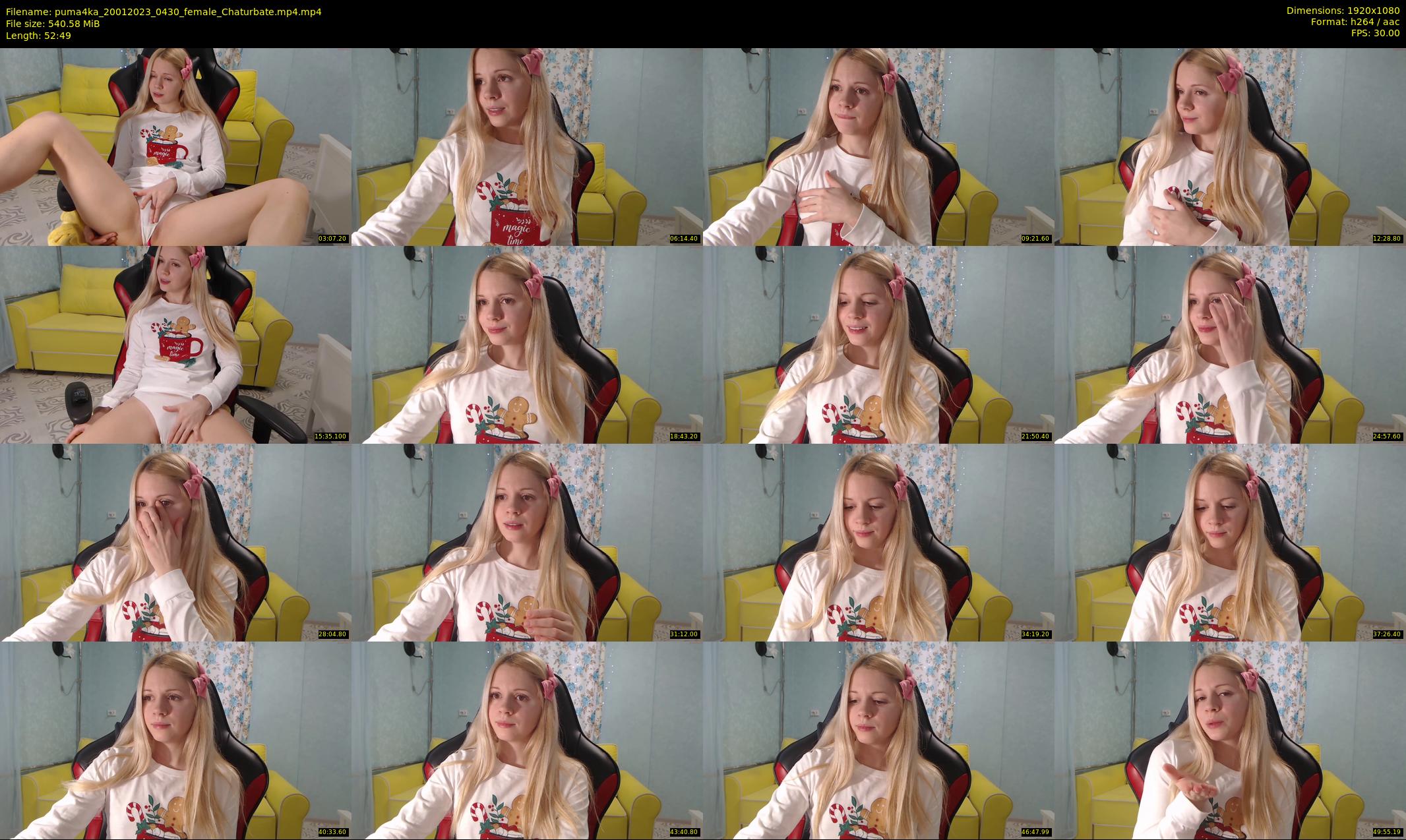 puma4ka — 53 minute Chaturbate female cam show recording, 1080p, Jan 20, 2023