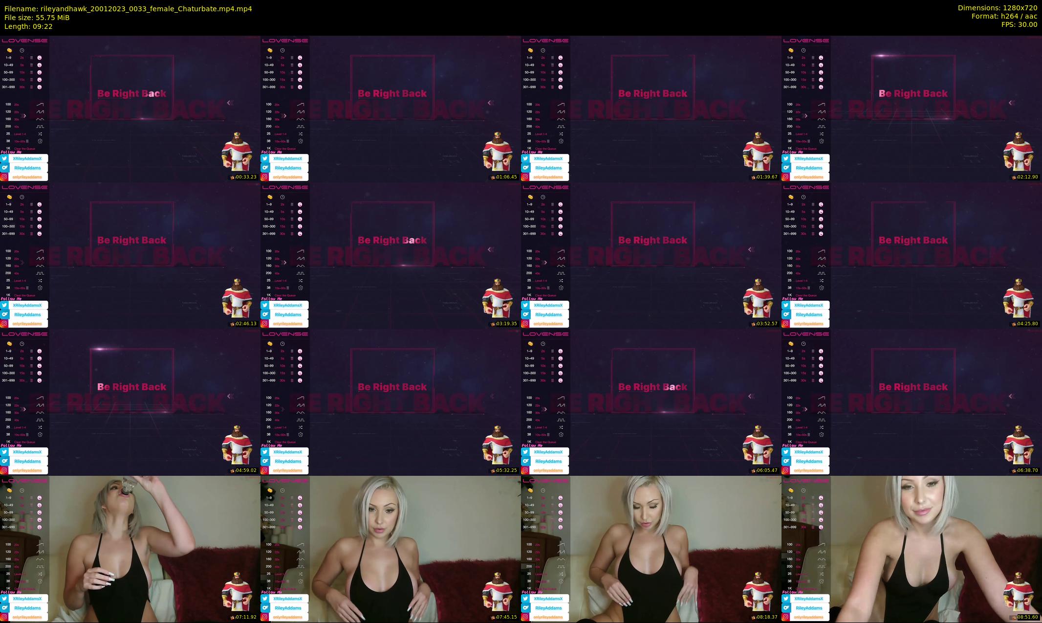 rileyandhawk — 10 minute Chaturbate couple cam show recording, 720p, Jan 20, 2023