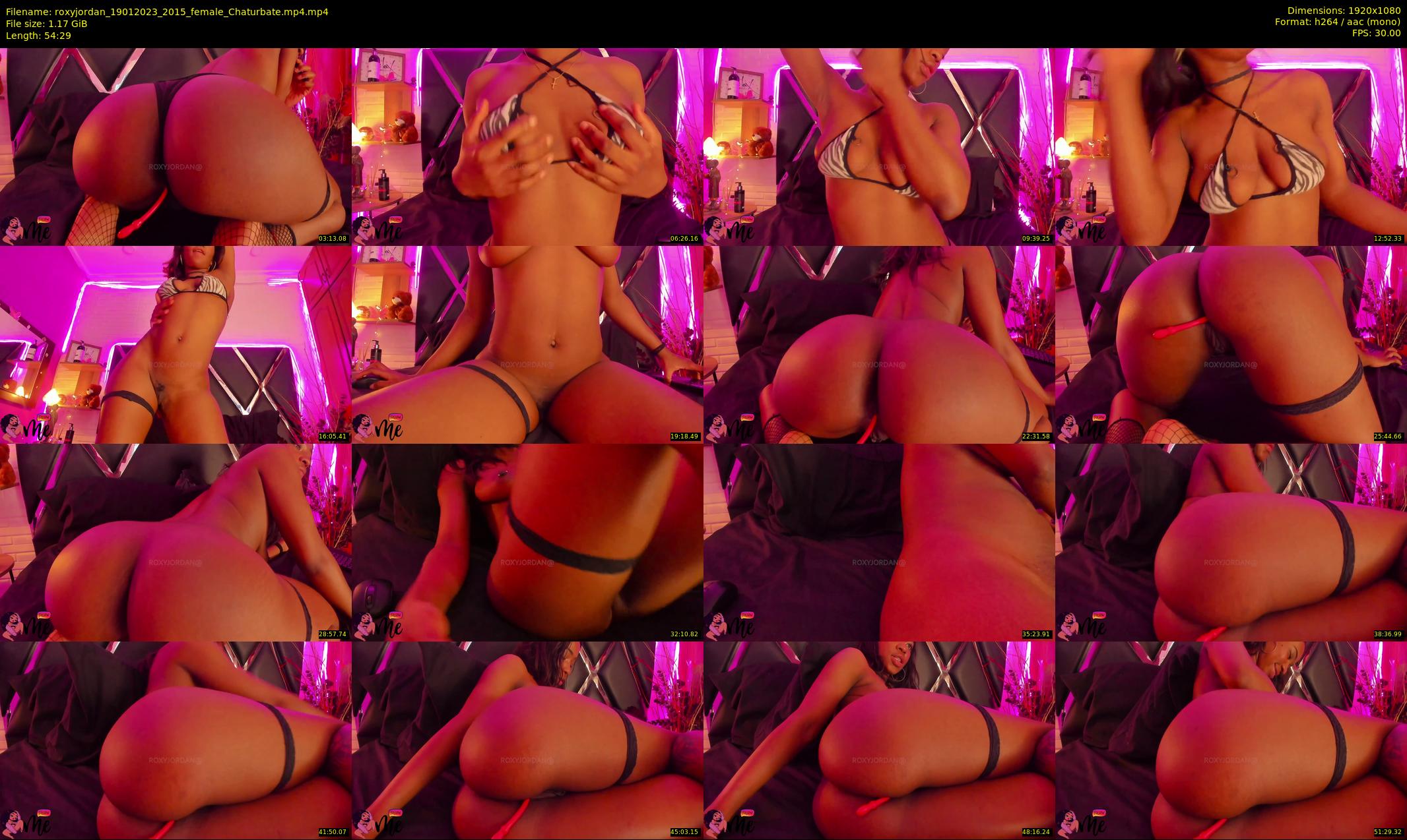 roxyjordan — 55 minute Chaturbate female cam show recording, 1080p, Jan 19, 2023