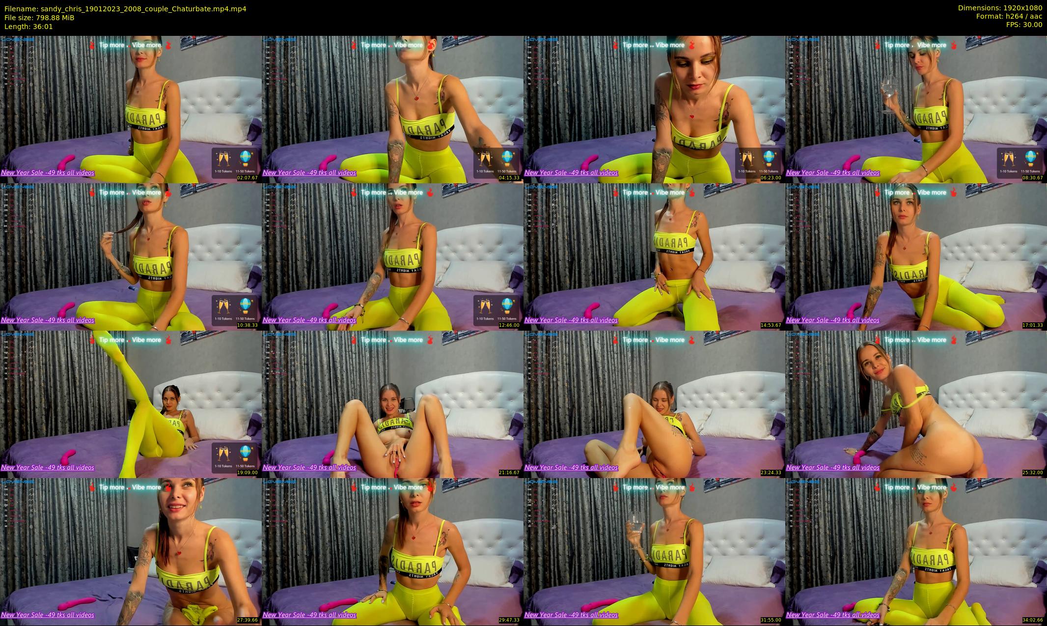 sandy_chris — 37 minute Chaturbate couple cam show recording, 1080p, Jan 19, 2023