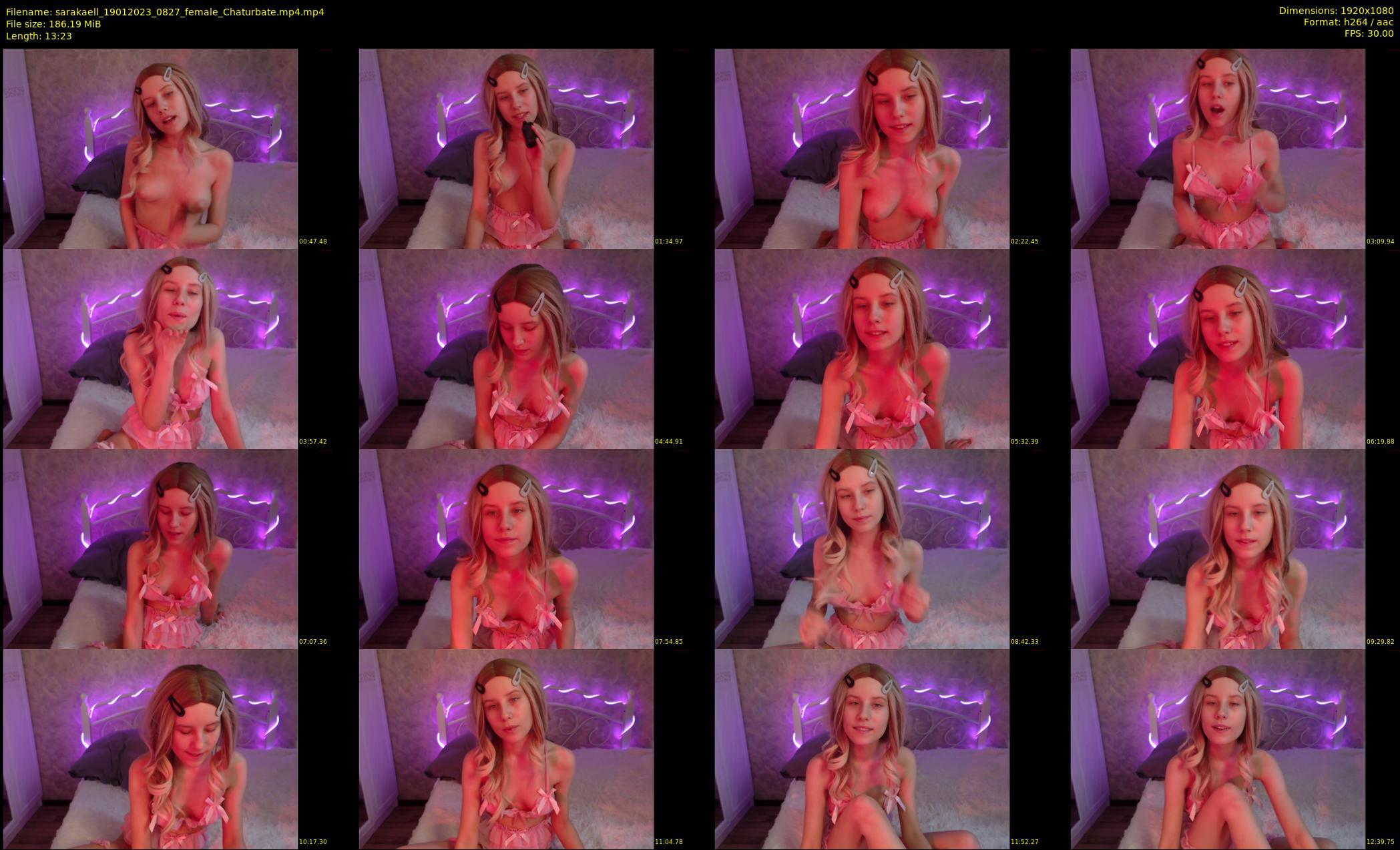 sarakaell — 14 minute Chaturbate female cam show recording, 1080p, Jan 19, 2023