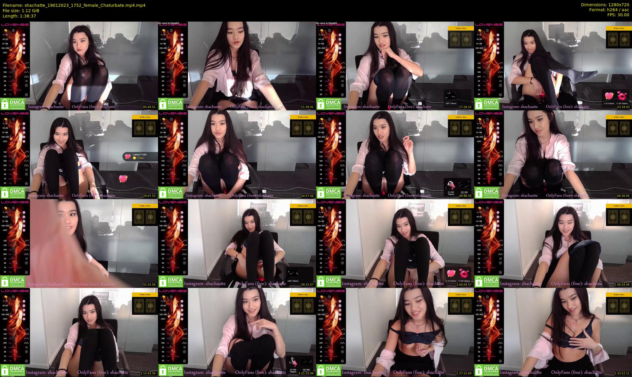 shachatte — 99 minute Chaturbate couple cam show recording, 720p, Jan 19, 2023