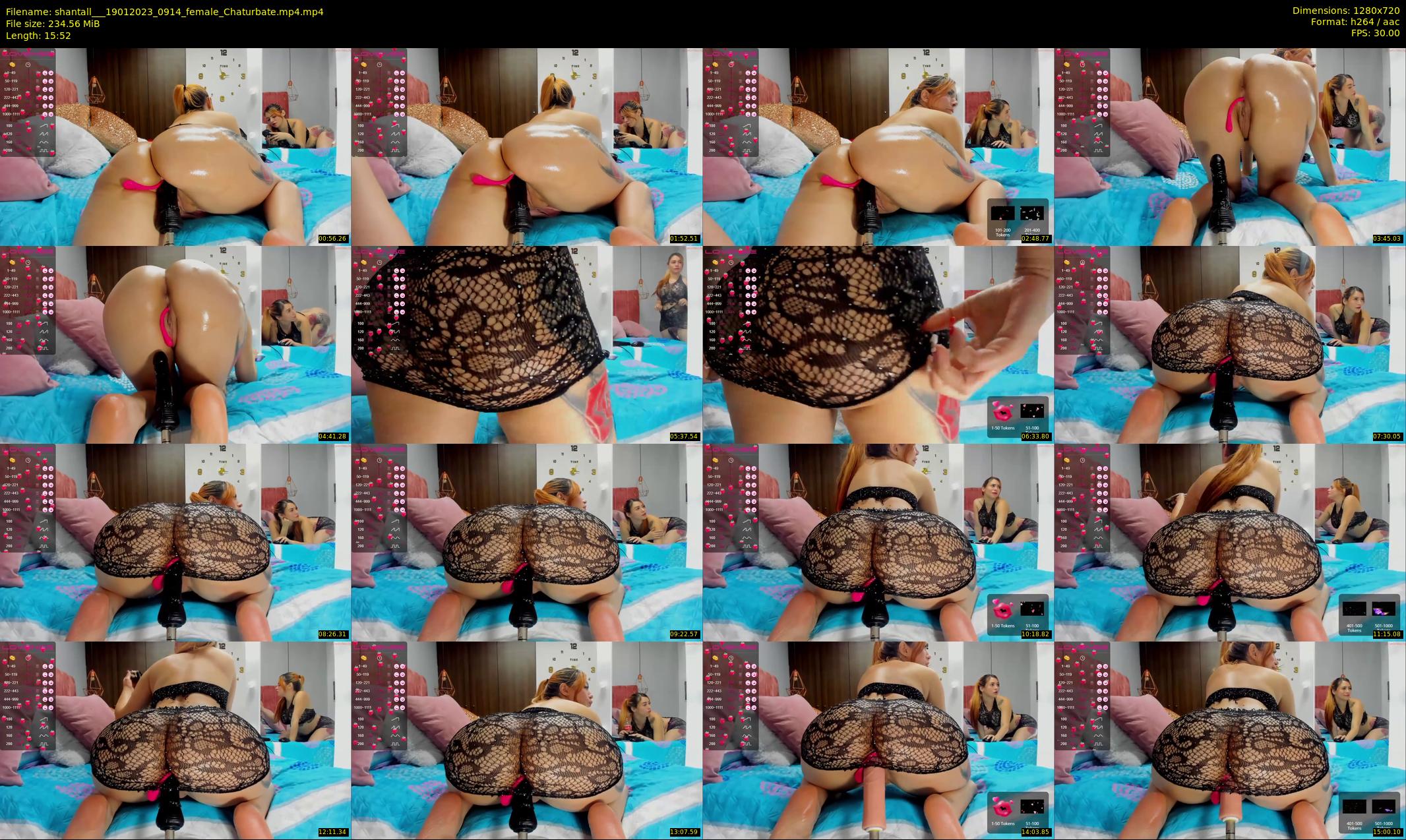 shantall__ — 16 minute Chaturbate female cam show recording, 720p, Jan 19, 2023