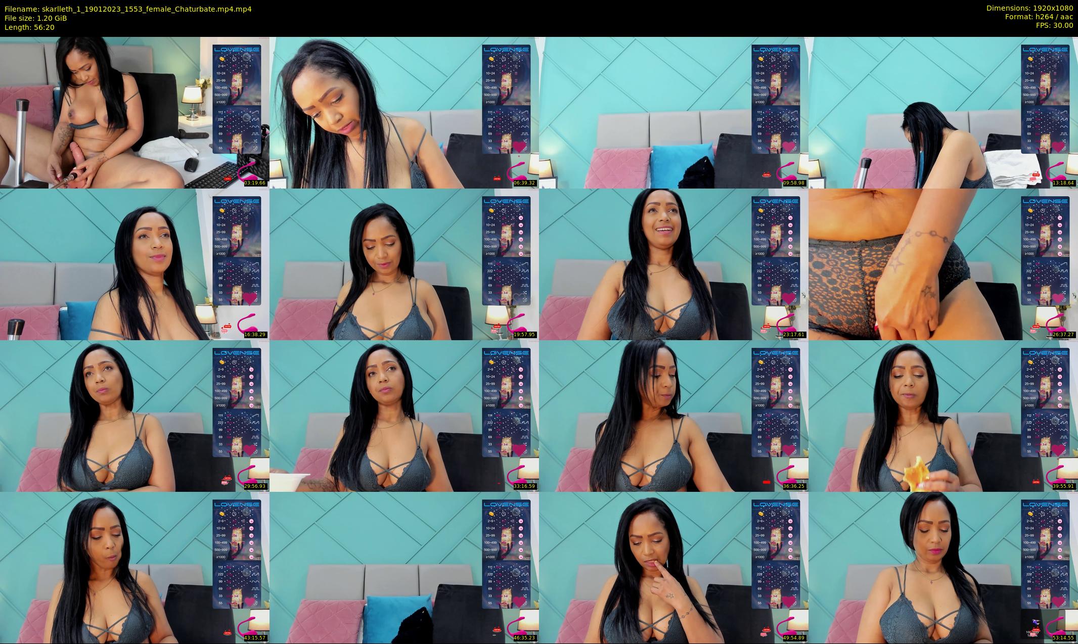 skarlleth_1 — 57 minute Chaturbate female cam show recording, 1080p, Jan 19, 2023