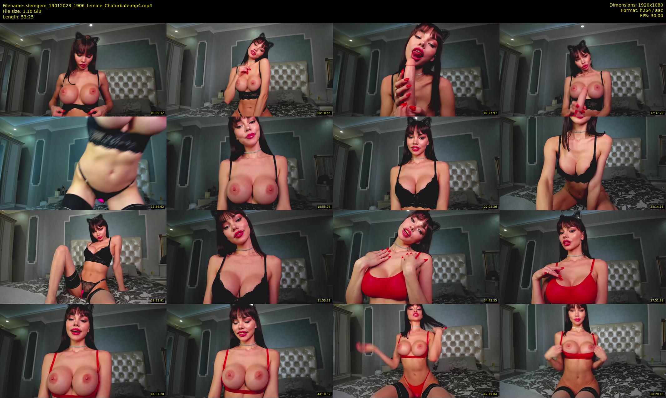slemgem — 54 minute Chaturbate couple cam show recording, 1080p, Jan 19, 2023