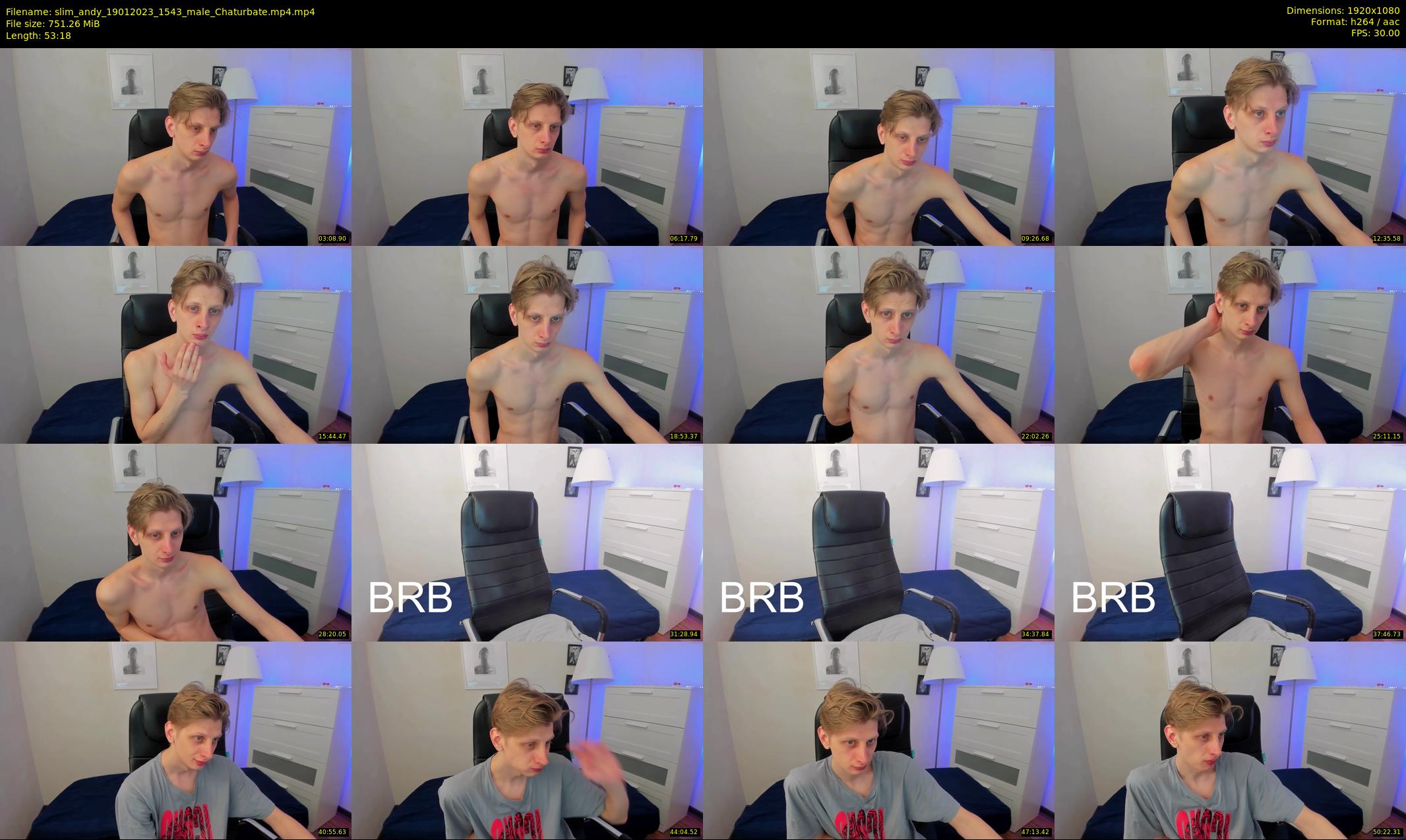 slim_andy — 54 minute Chaturbate male cam show recording, 1080p, Jan 19, 2023