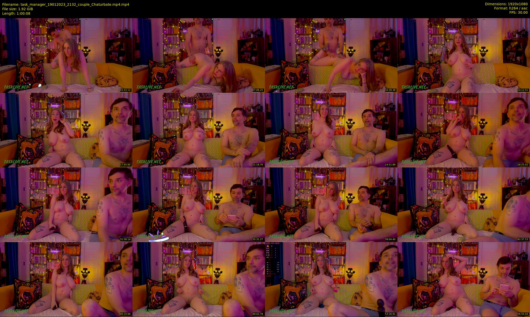 task_manager — 61 minute Chaturbate couple cam show recording, 1080p, Jan 19, 2023