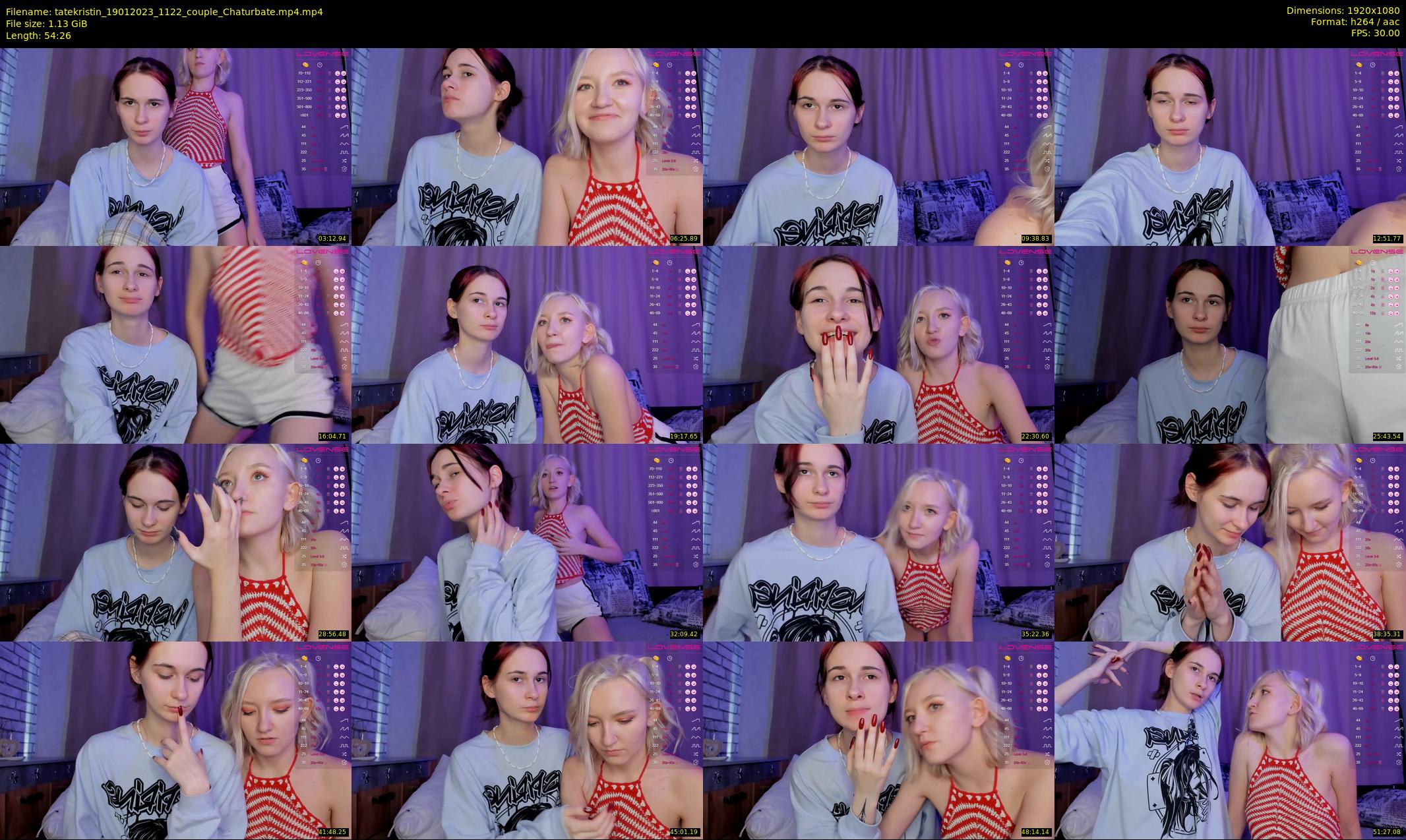 tatekristin — 55 minute Chaturbate female cam show recording, 1080p, Jan 19, 2023