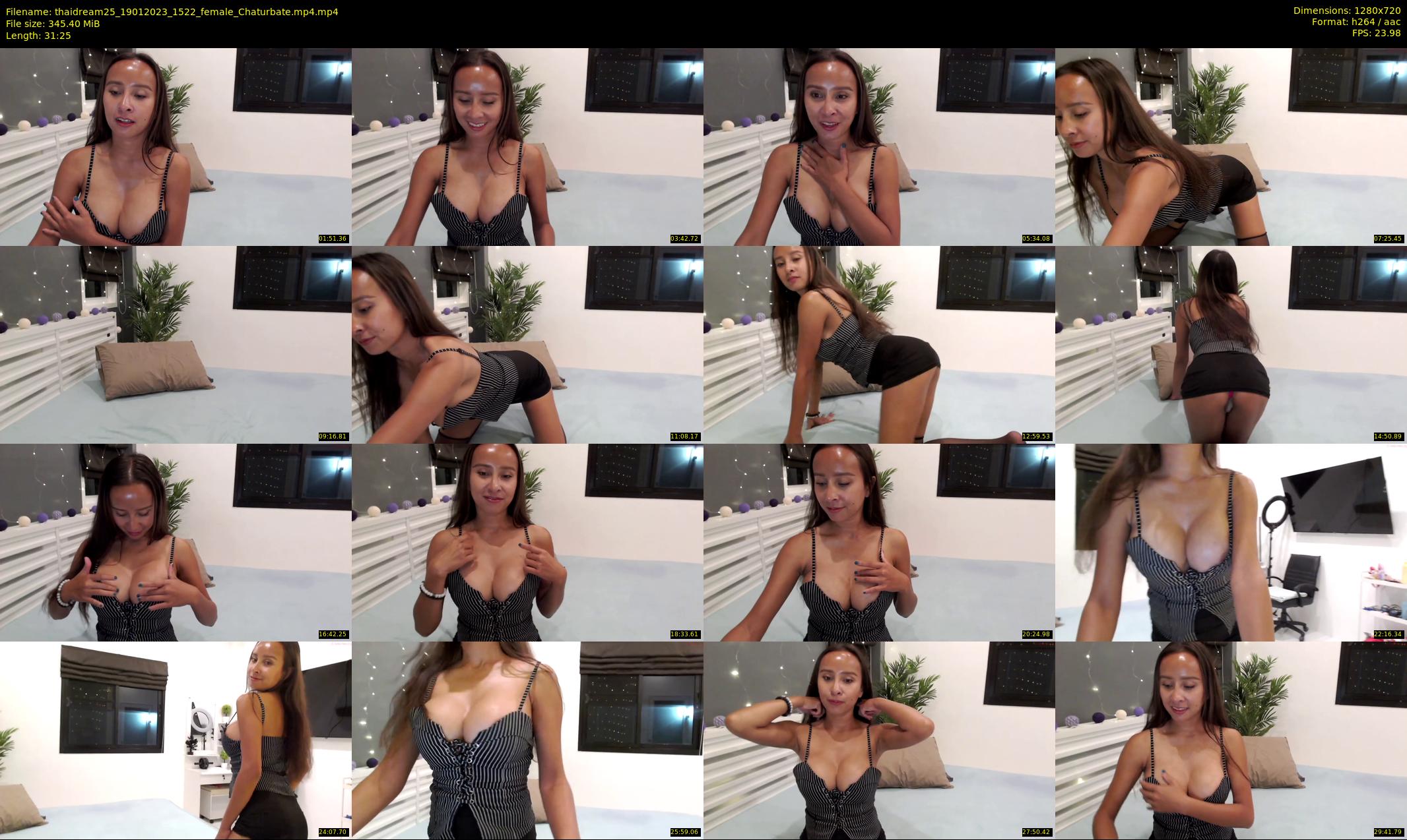 thaidream25 — 32 minute Chaturbate female cam show recording, 720p, Jan 19, 2023