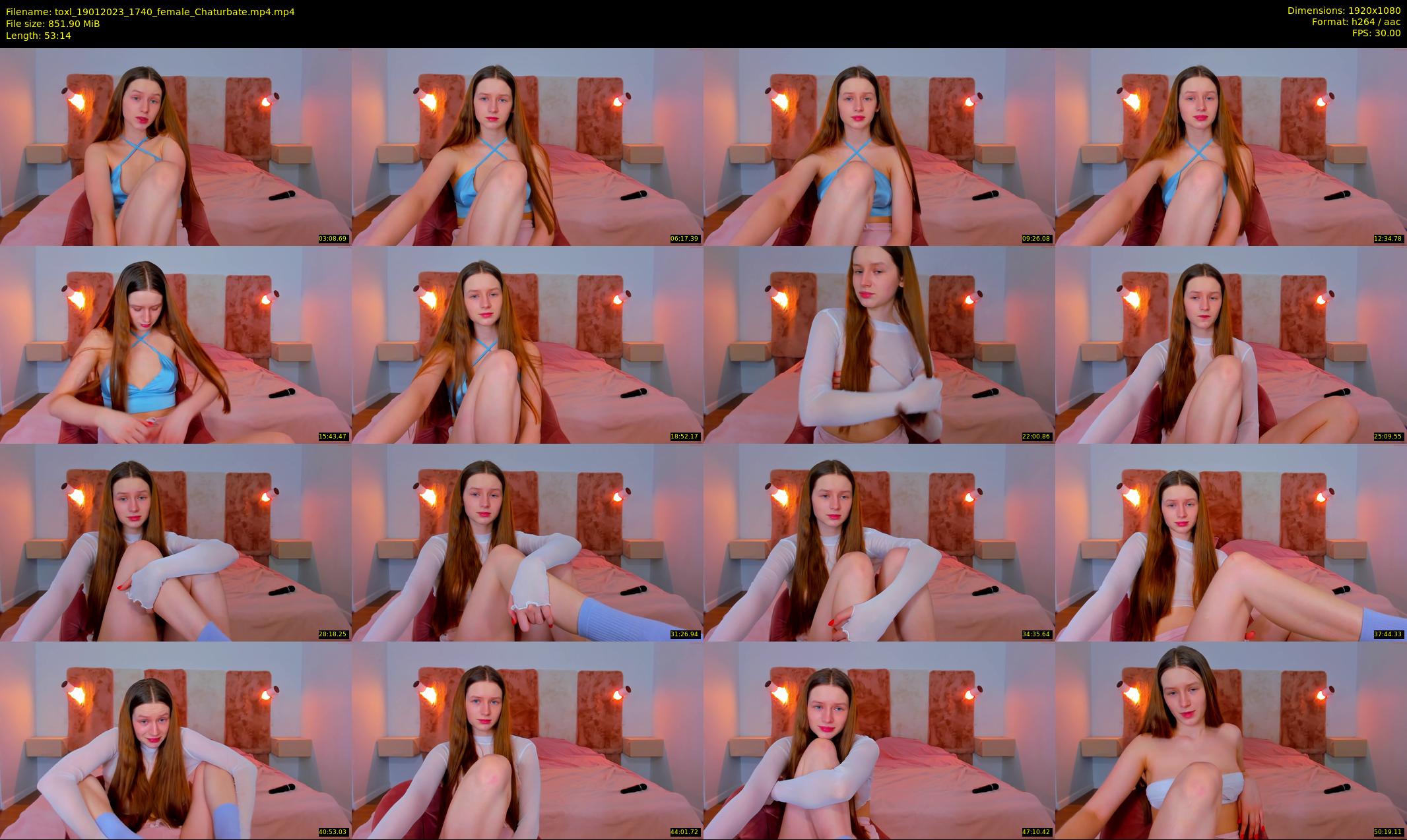 toxl — 54 minute Chaturbate female cam show recording, 1080p, Jan 19, 2023