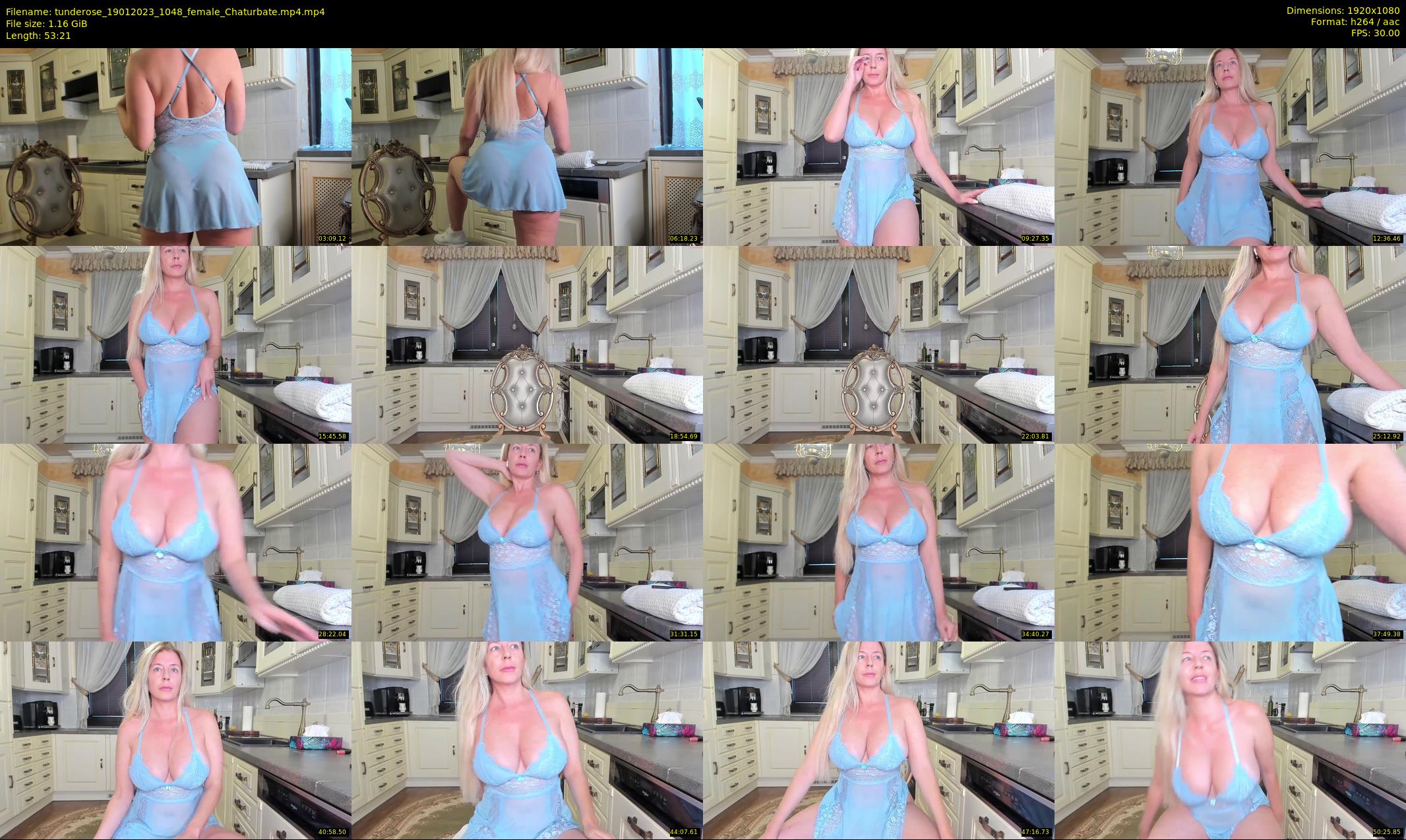 tunderose — 54 minute Chaturbate female cam show recording, 1080p, Jan 19, 2023