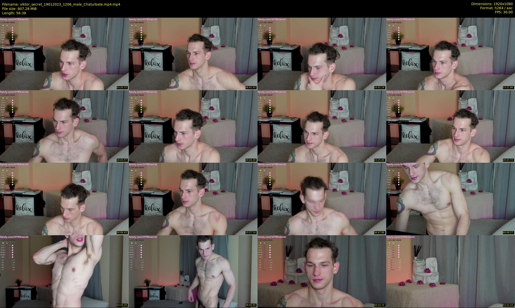 viktor_secret — 57 minute Chaturbate male cam show recording, 1080p, Jan 19, 2023