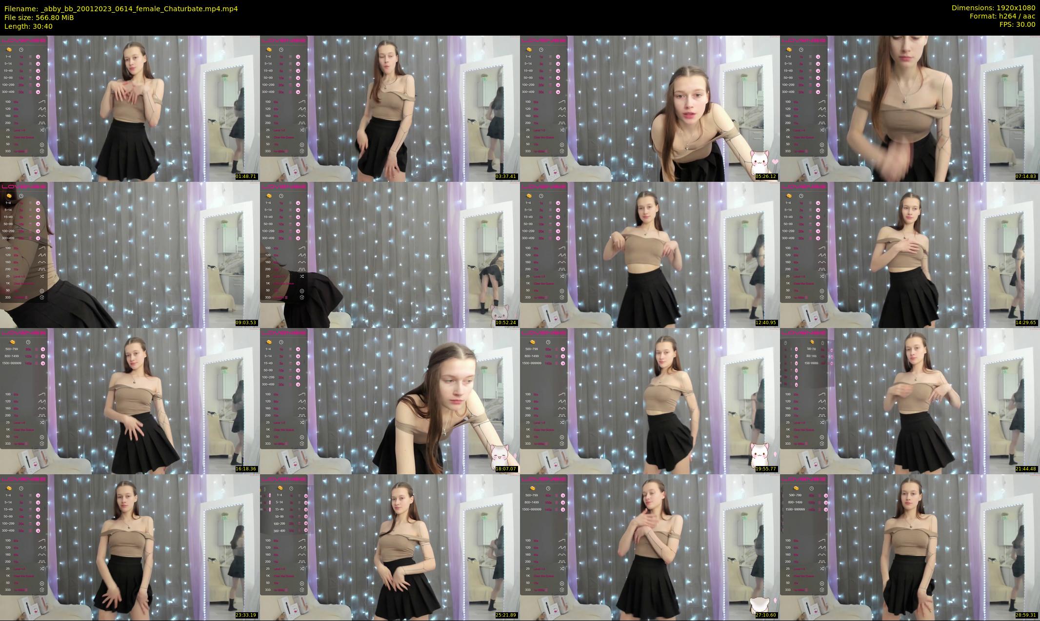 _abby_bb — 31 minute Chaturbate female cam show recording, 1080p, Jan 20, 2023