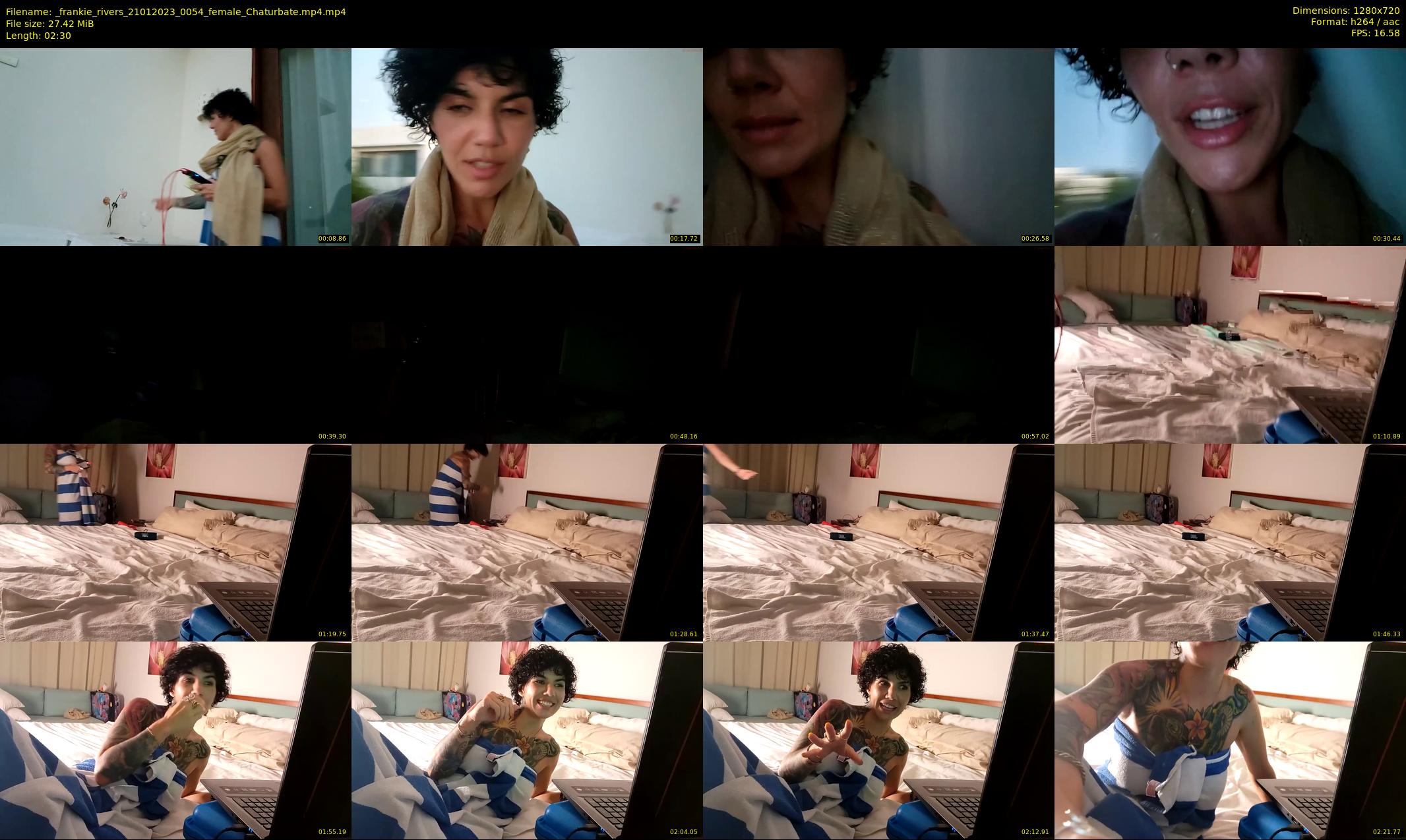 _frankie_rivers — 3 minute Chaturbate female cam show recording, 720p, Jan 21, 2023