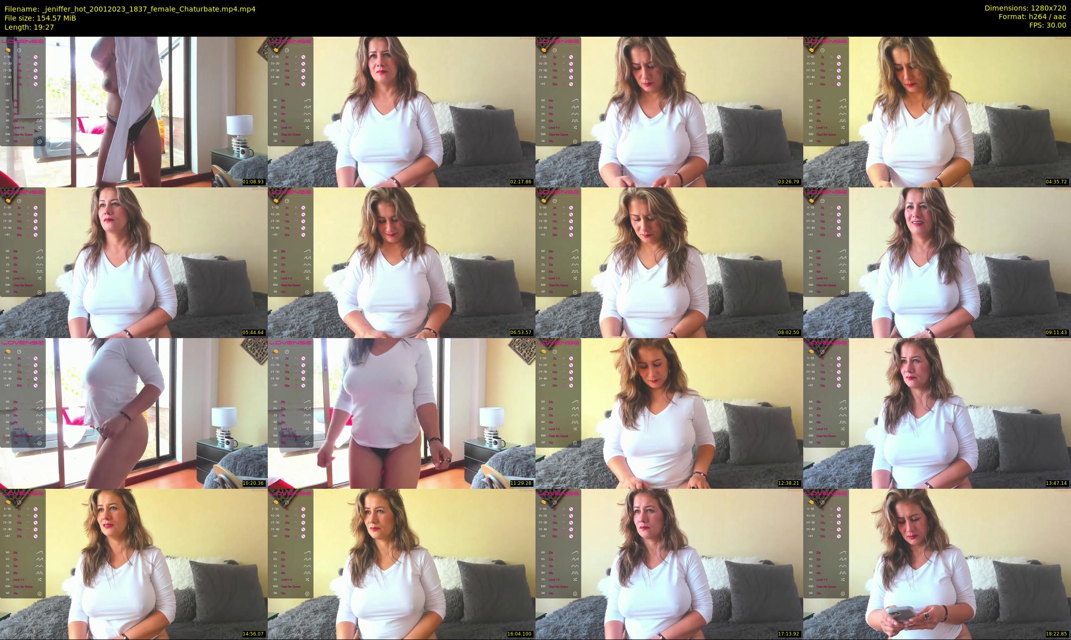 _jeniffer_hot — 20 minute Chaturbate female cam show recording, 720p, Jan 20, 2023