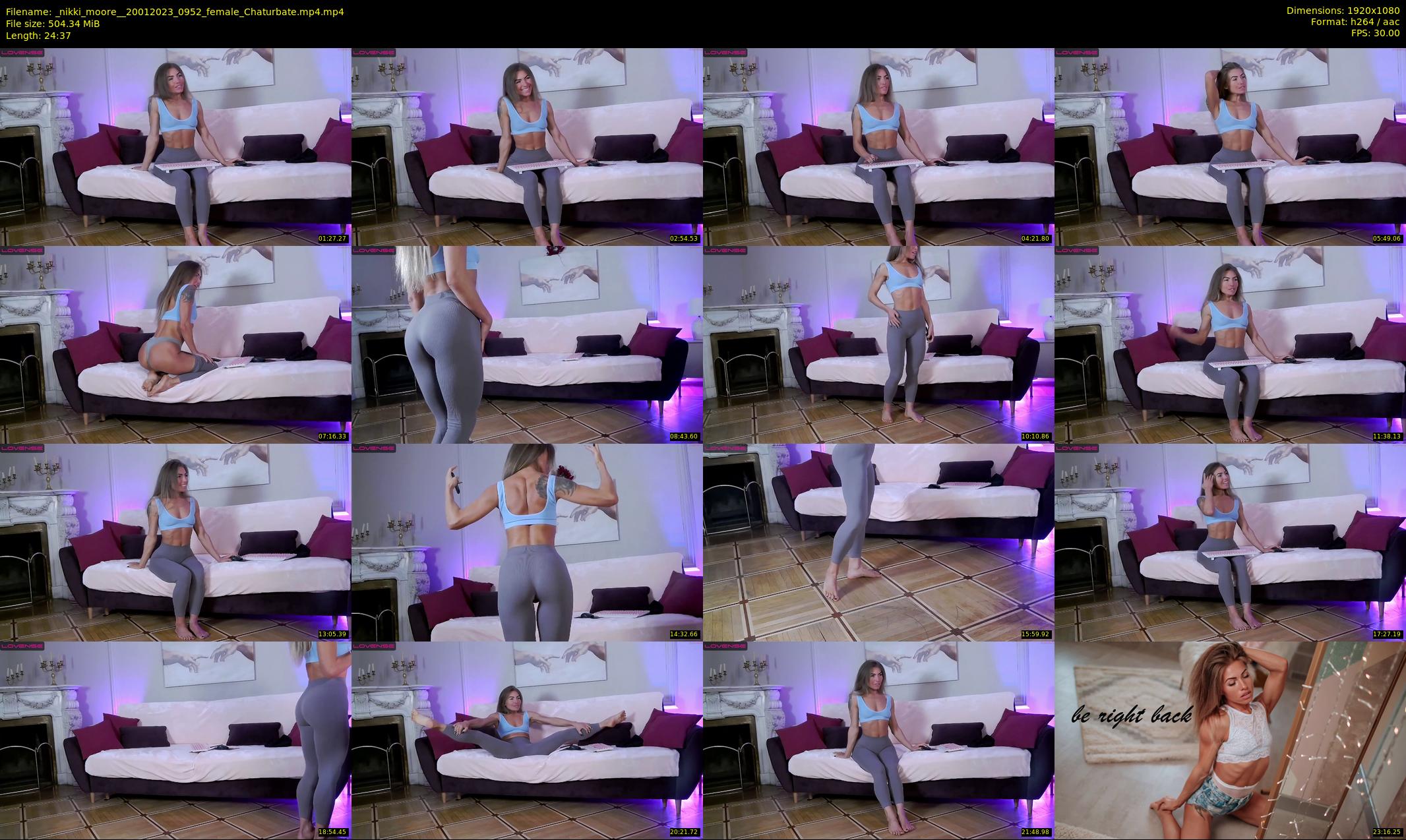 _nikki_moore_ — 25 minute Chaturbate female cam show recording, 1080p, Jan 20, 2023