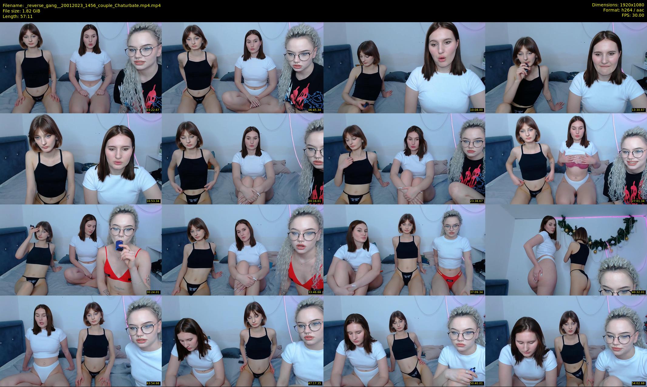 _reverse_gang_ — 58 minute Chaturbate couple cam show recording, 1080p, Jan 20, 2023