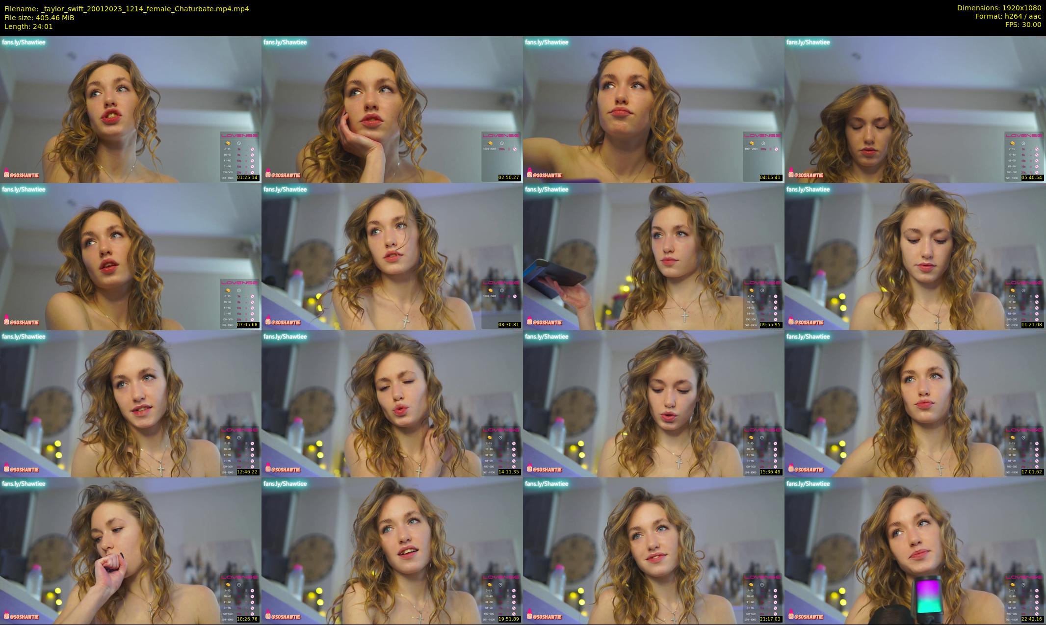 _taylor_swift — 25 minute Chaturbate female cam show recording, 1080p, Jan 20, 2023