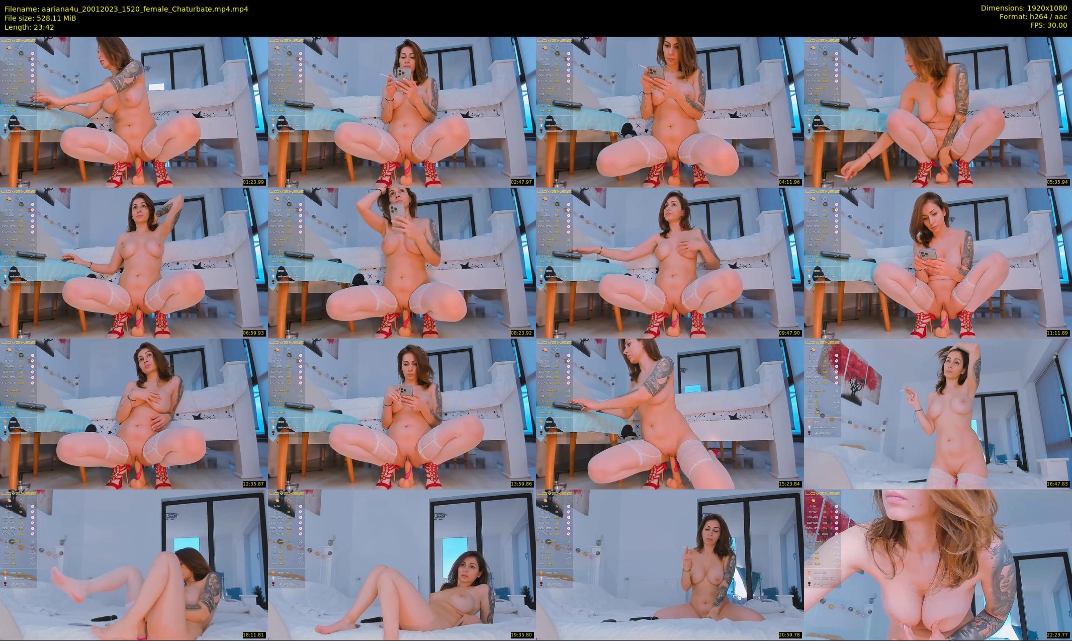 aariana4u — 24 minute Chaturbate female cam show recording, 1080p, Jan 20, 2023