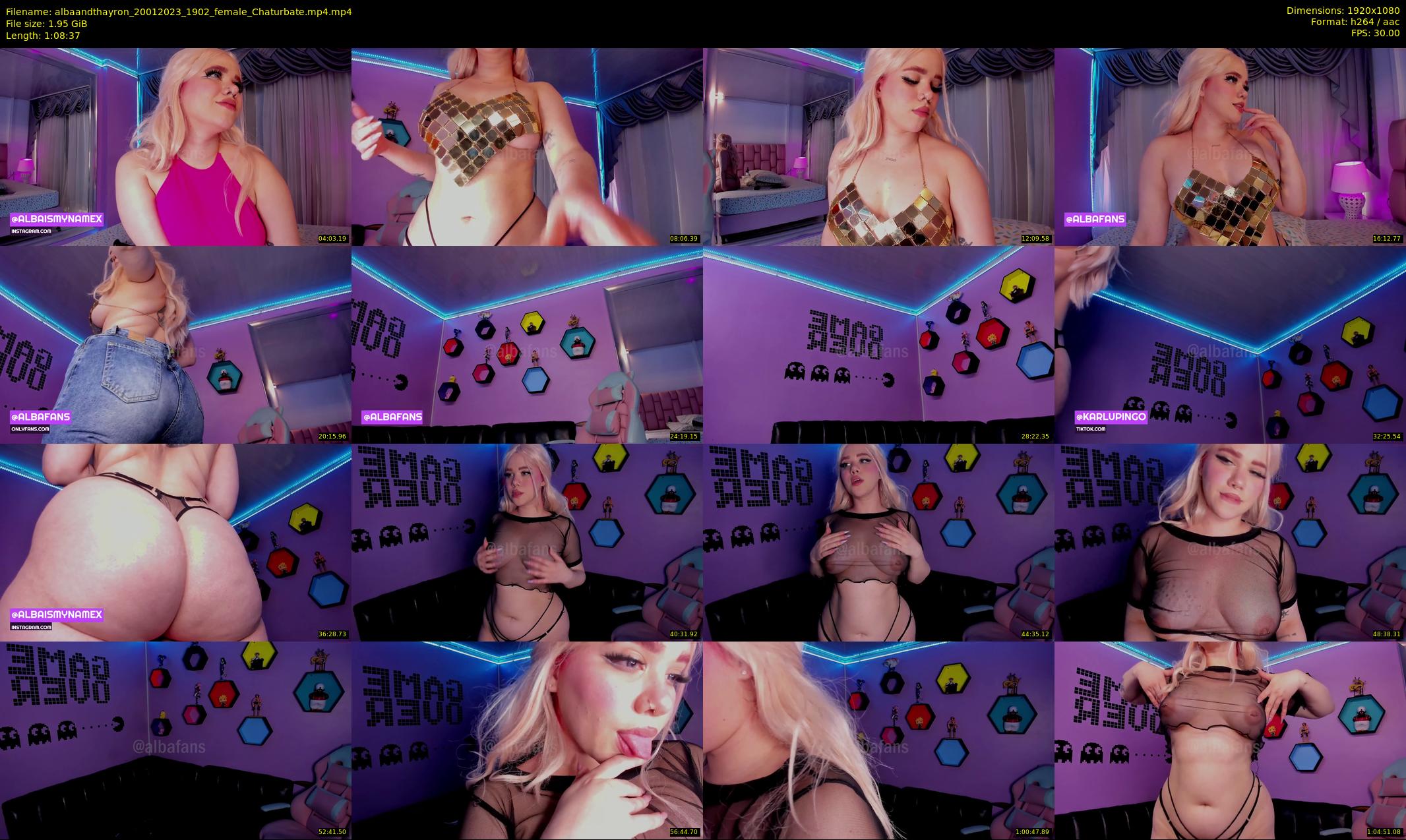 albaandthayron — 69 minute Chaturbate couple cam show recording, 1080p, Jan 20, 2023