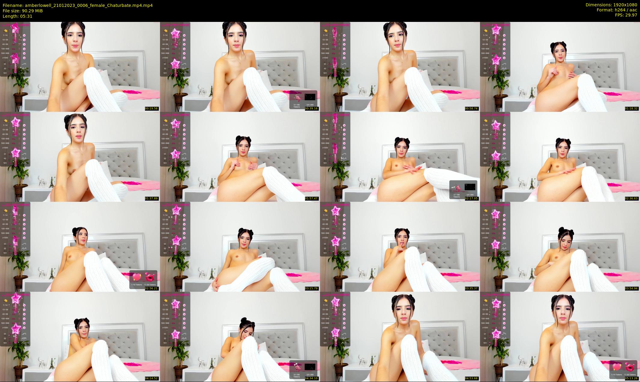 amberlowell — 6 minute Chaturbate female cam show recording, 1080p, Jan 21, 2023