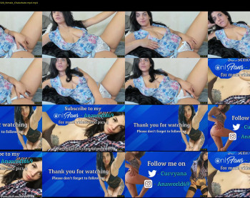 anaworld69 — 12 minute Chaturbate female cam show recording, 720p, Jan 20, 2023