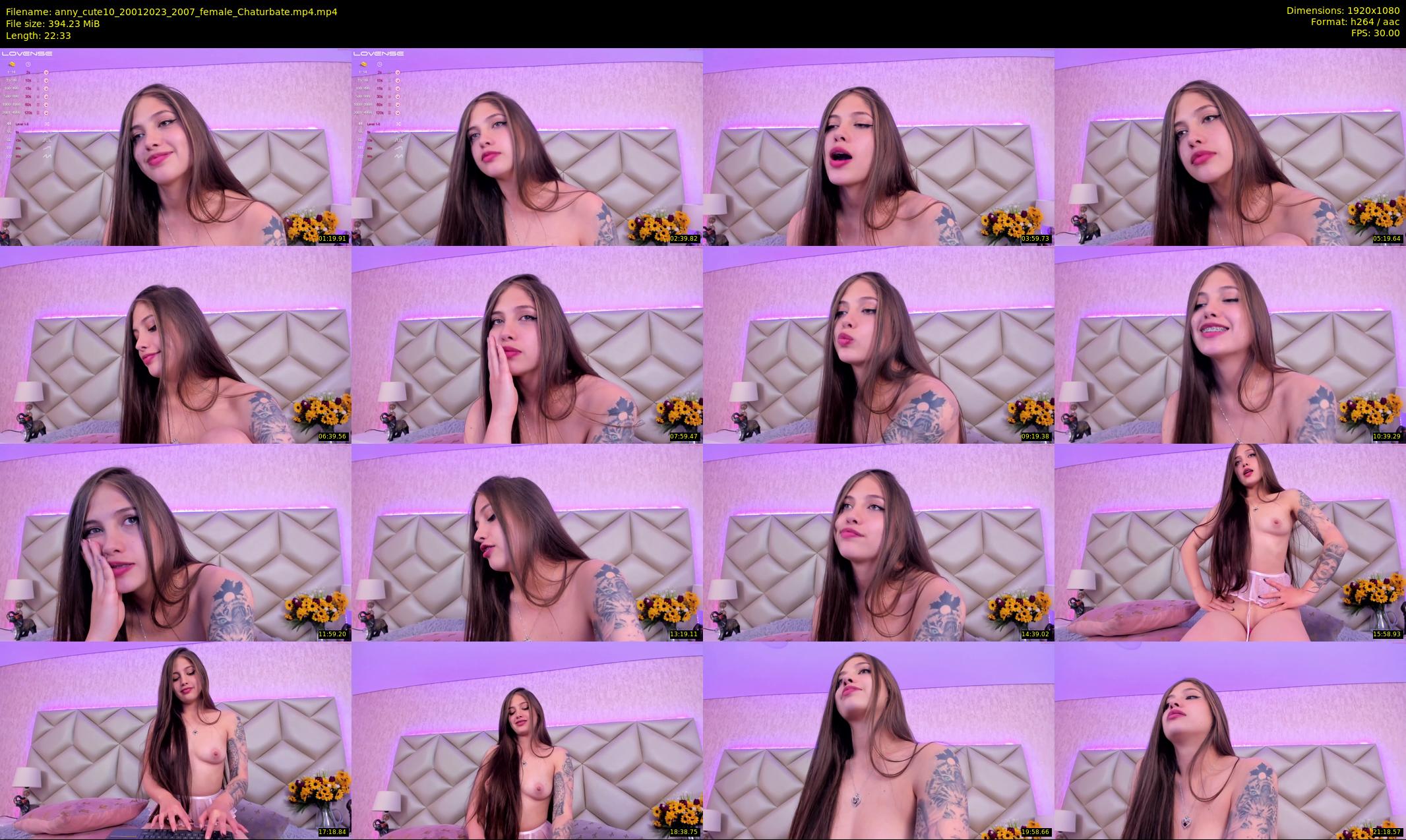anny_cute10 — 23 minute Chaturbate female cam show recording, 1080p, Jan 20, 2023