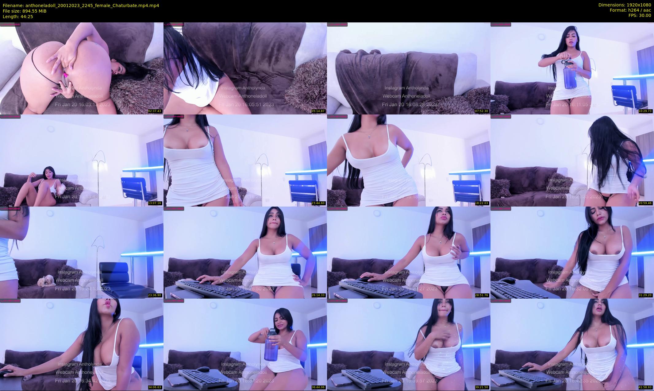 anthoneladoll — 45 minute Chaturbate female cam show recording, 1080p, Jan 20, 2023
