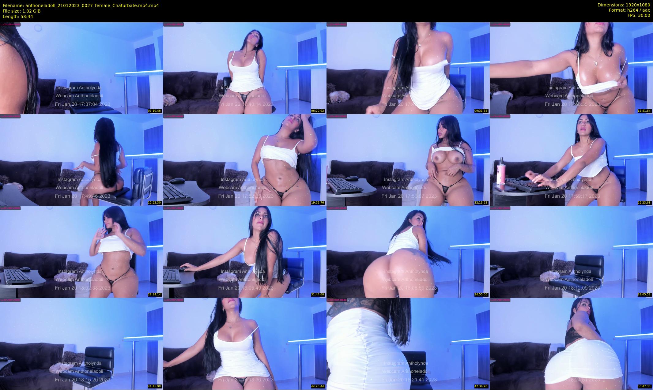 anthoneladoll — 54 minute Chaturbate female cam show recording, 1080p, Jan 21, 2023