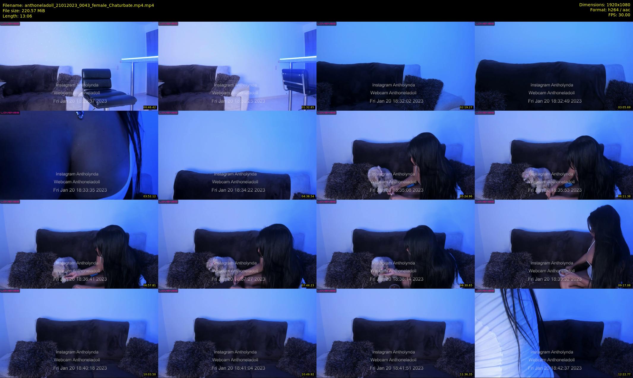 anthoneladoll — 14 minute Chaturbate female cam show recording, 1080p, Jan 21, 2023