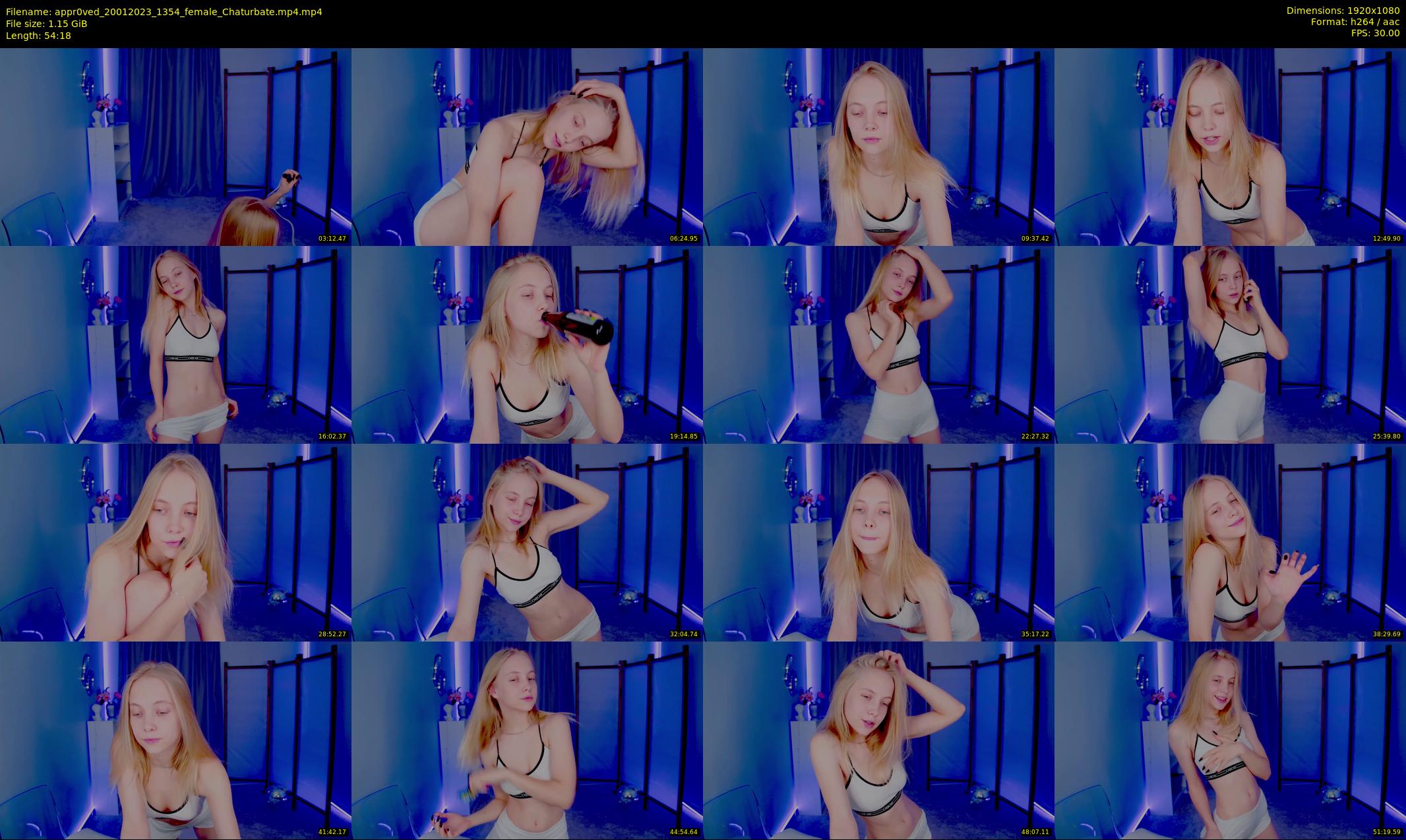 appr0ved — 55 minute Chaturbate female cam show recording, 1080p, Jan 20, 2023