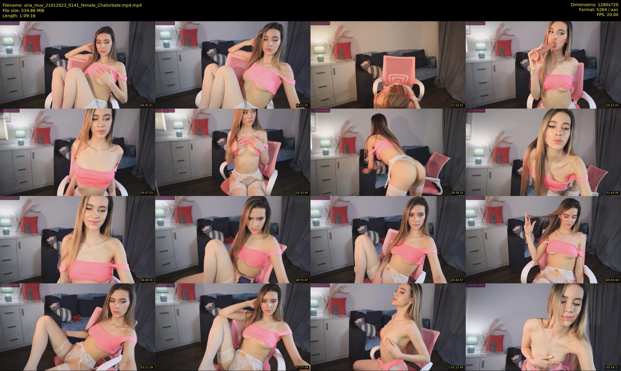aria_muv — 70 minute Chaturbate female cam show recording, 720p, Jan 21, 2023