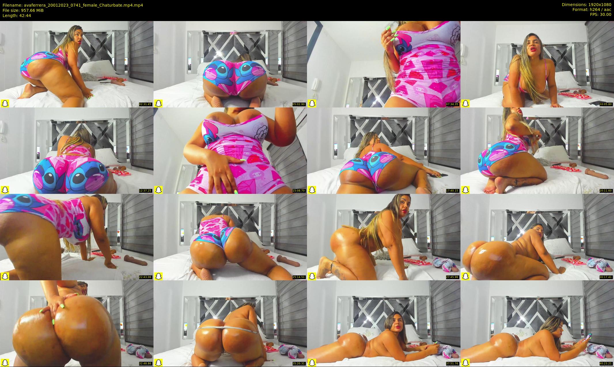 avaferrera — 43 minute Chaturbate female cam show recording, 1080p, Jan 20, 2023