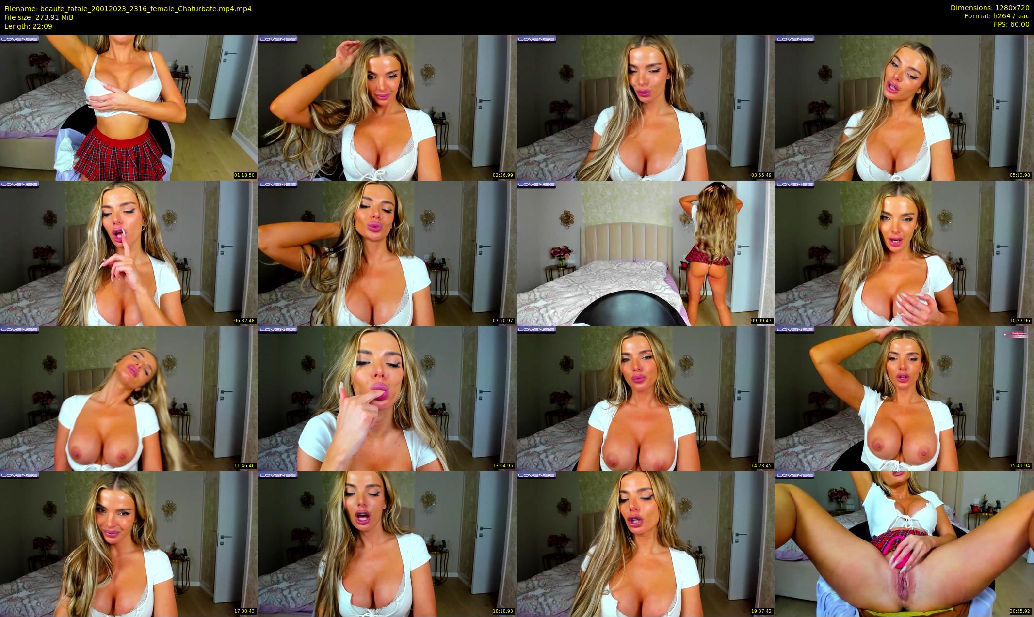 beaute_fatale — 23 minute Chaturbate female cam show recording, 720p, Jan 20, 2023