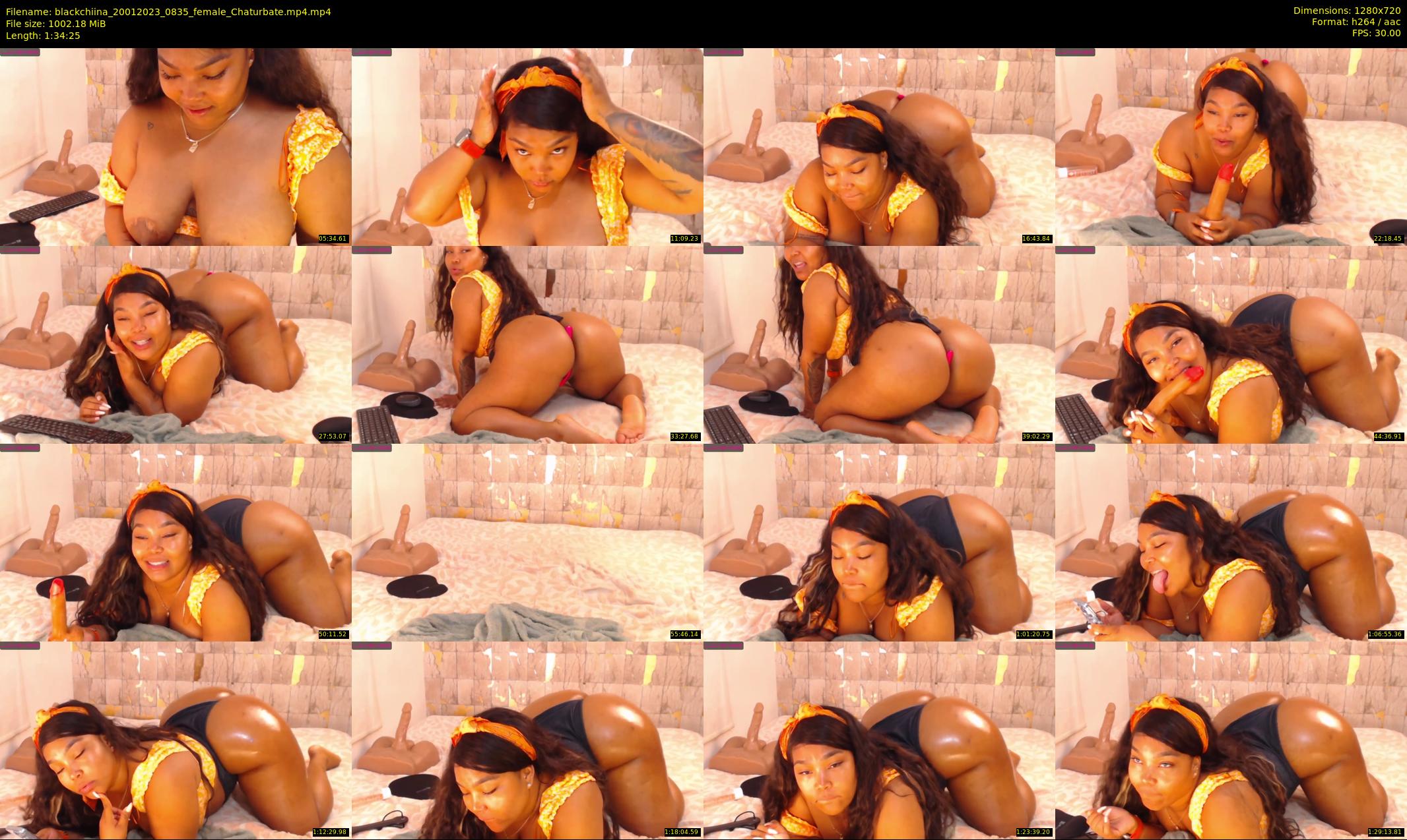blackchiina — 95 minute Chaturbate female cam show recording, 720p, Jan 20, 2023