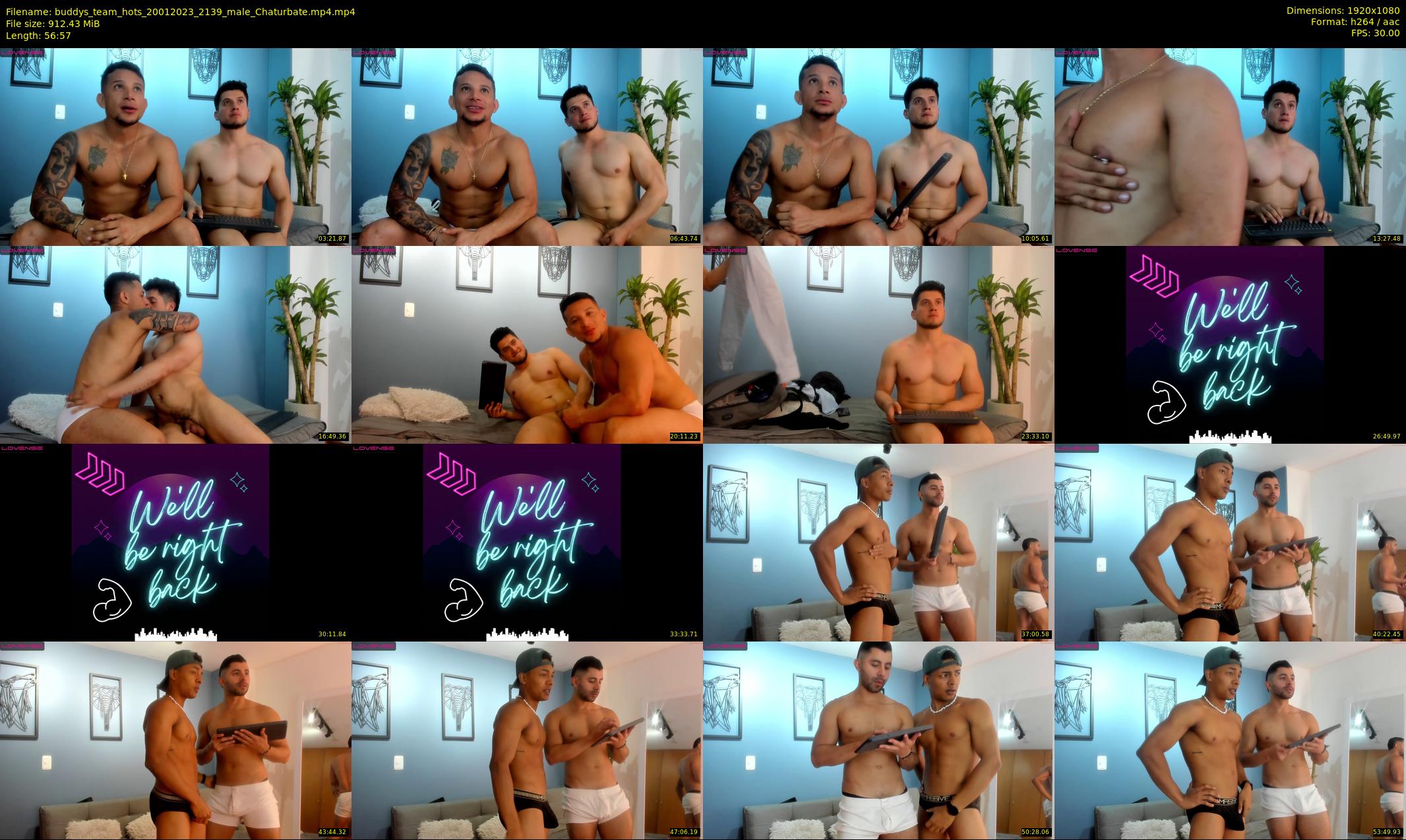 buddys_team_hots — 57 minute Chaturbate couple cam show recording, 1080p, Jan 20, 2023