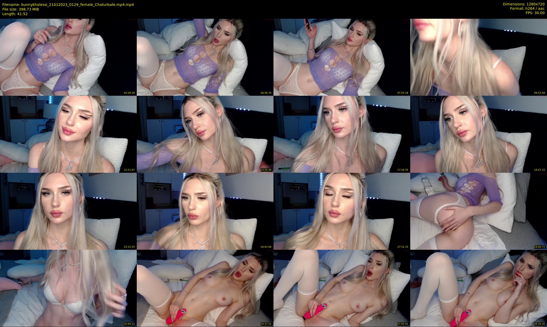 bunnykhalessi — 42 minute Chaturbate female cam show recording, 720p, Jan 21, 2023