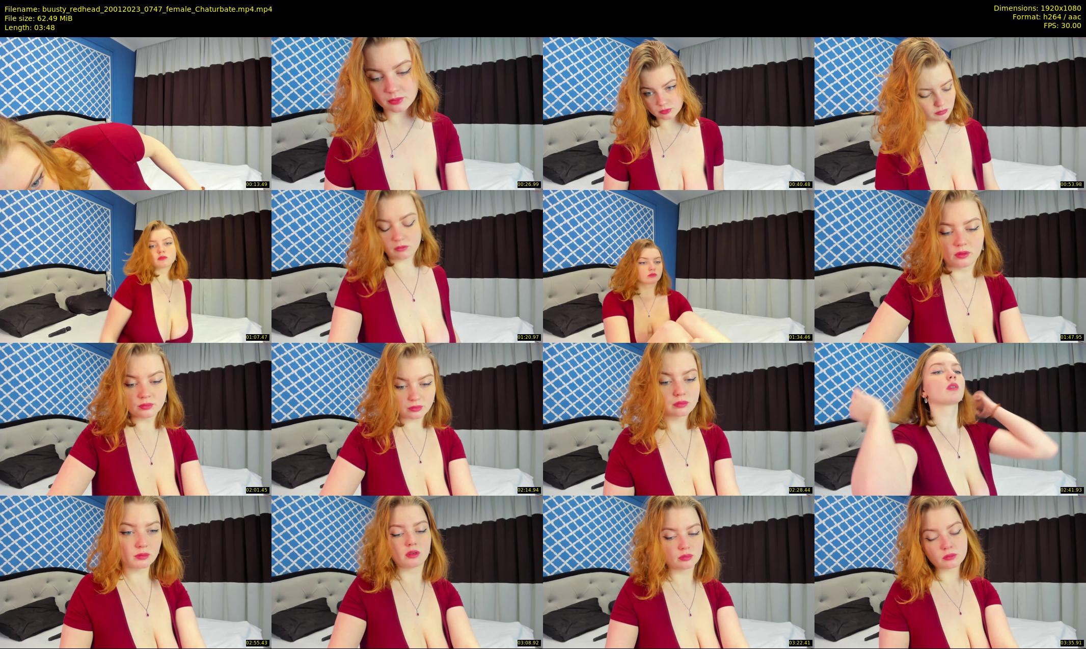 buusty_redhead — 4 minute Chaturbate female cam show recording, 1080p, Jan 20, 2023