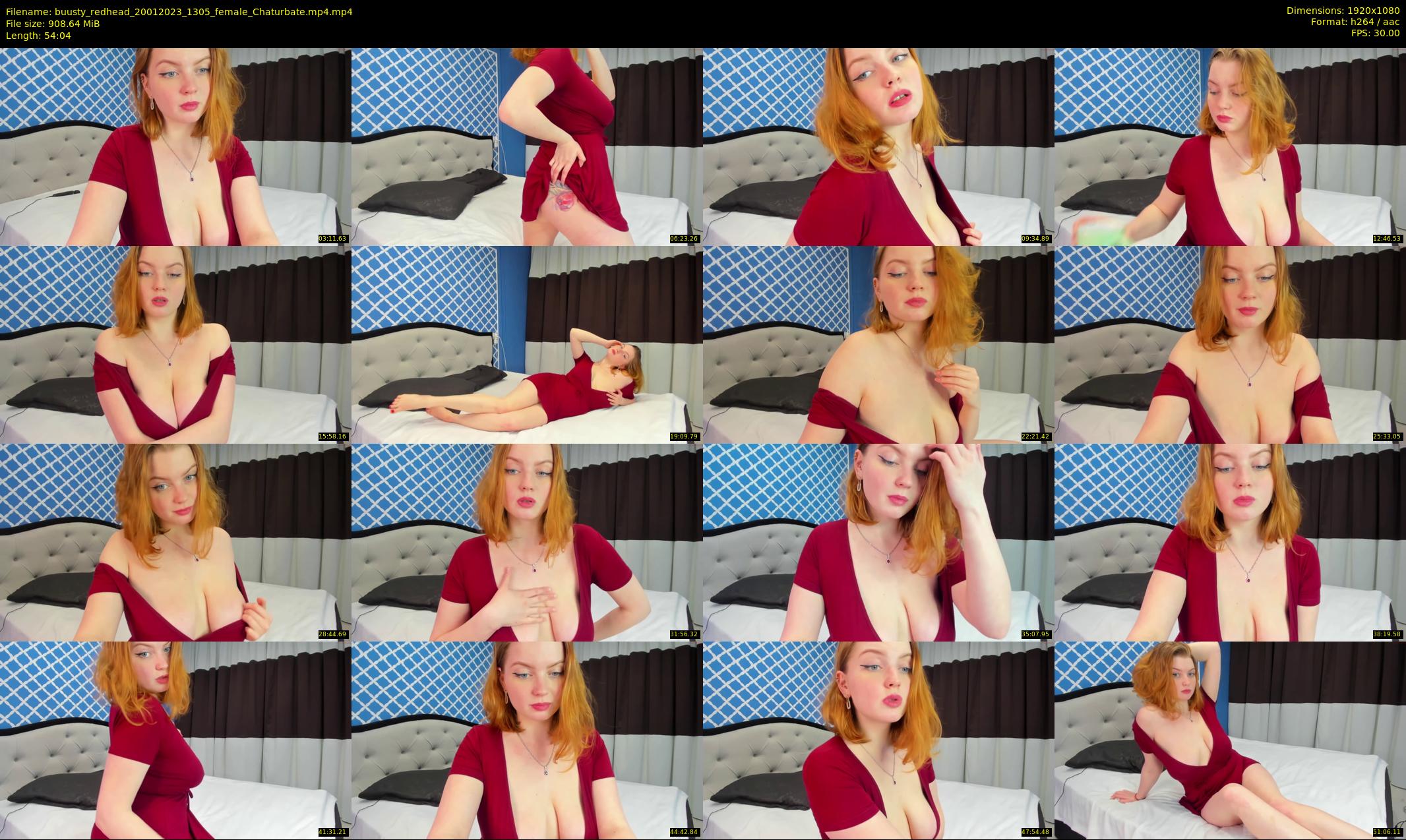 buusty_redhead — 55 minute Chaturbate female cam show recording, 1080p, Jan 20, 2023