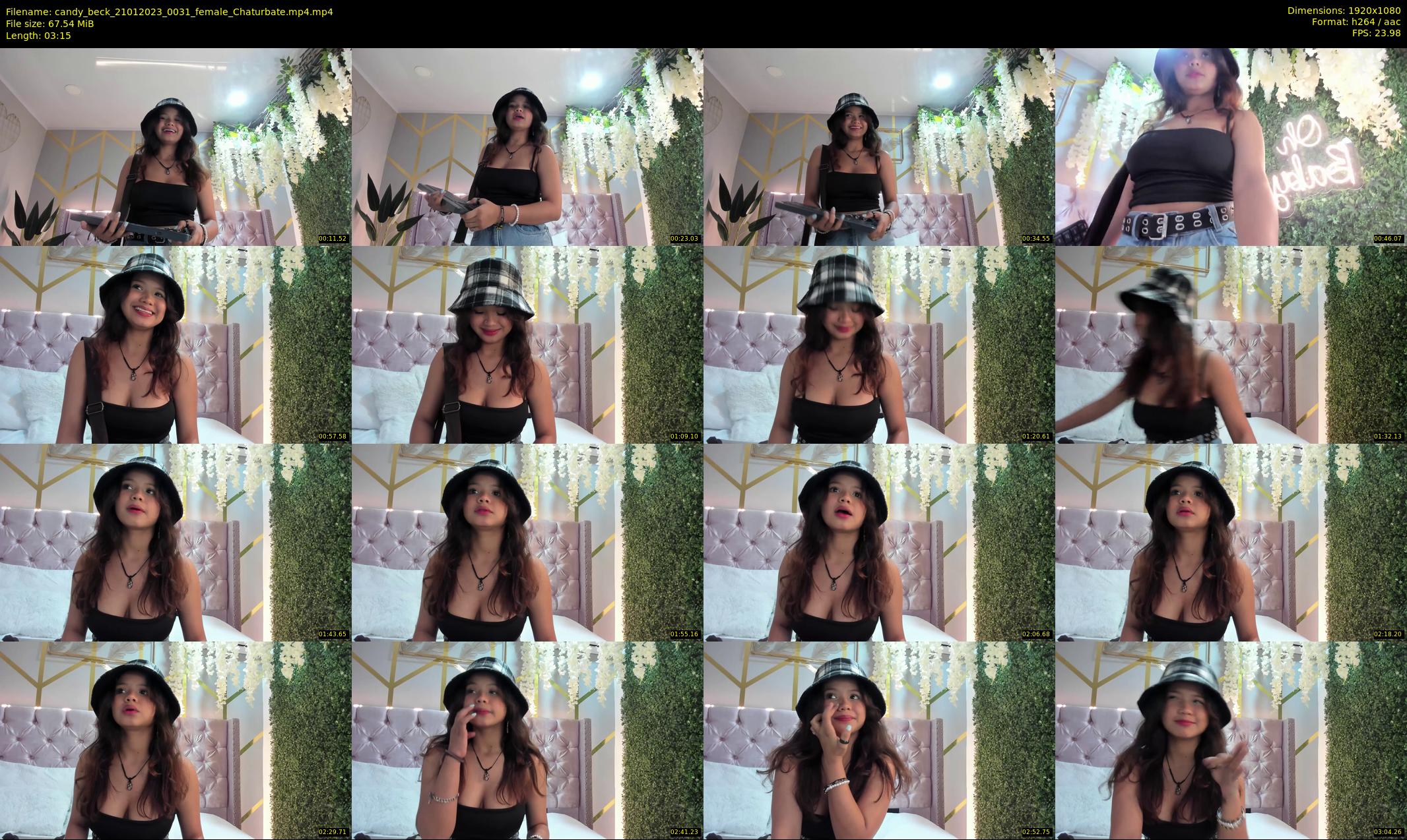 candy_beck — 4 minute Chaturbate female cam show recording, 1080p, Jan 21, 2023