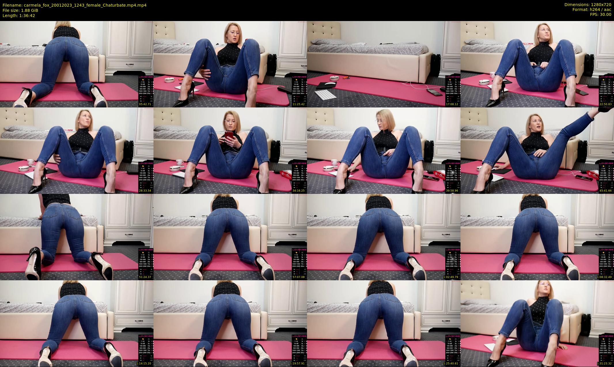 carmela_fox — 97 minute Chaturbate female cam show recording, 720p, Jan 20, 2023