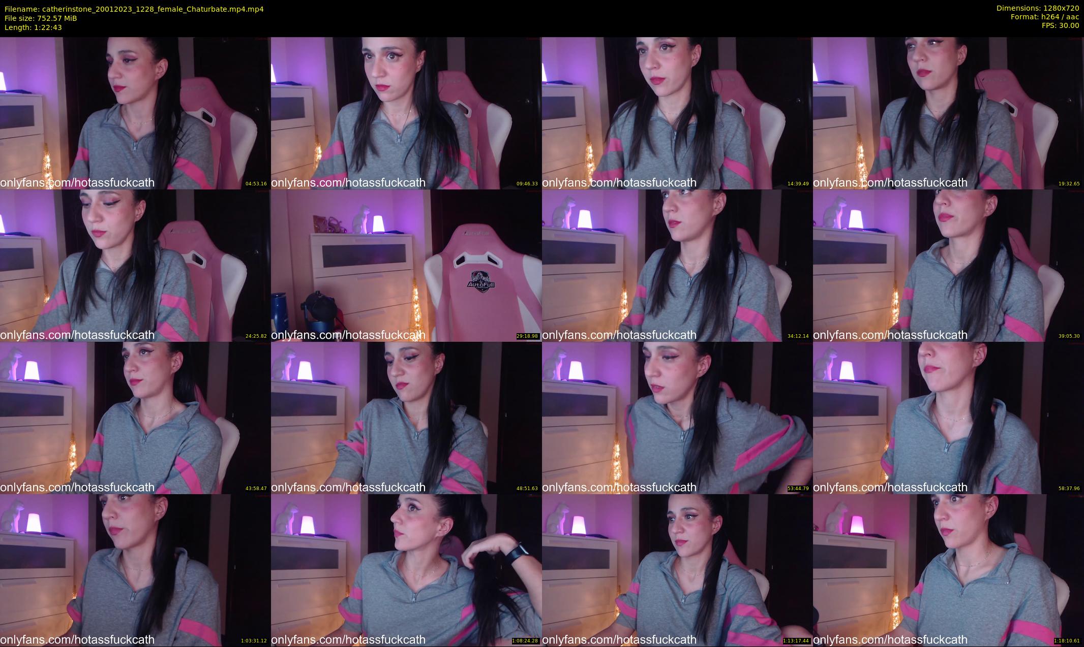 catherinstone — 83 minute Chaturbate female cam show recording, 720p, Jan 20, 2023