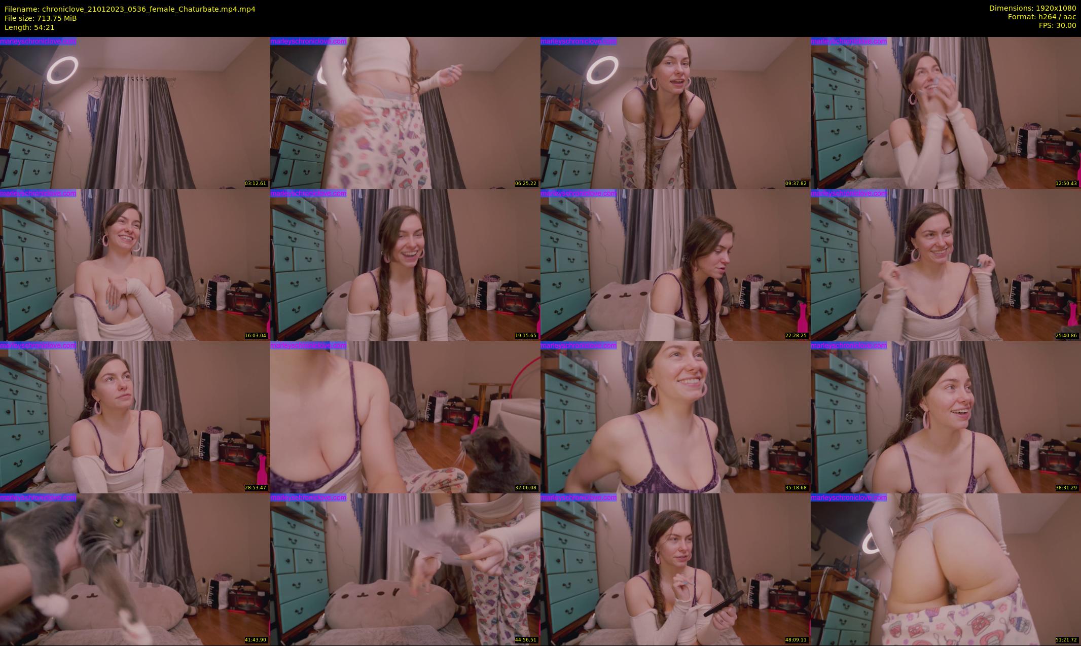 chroniclove — 55 minute Chaturbate female cam show recording, 1080p, Jan 21, 2023